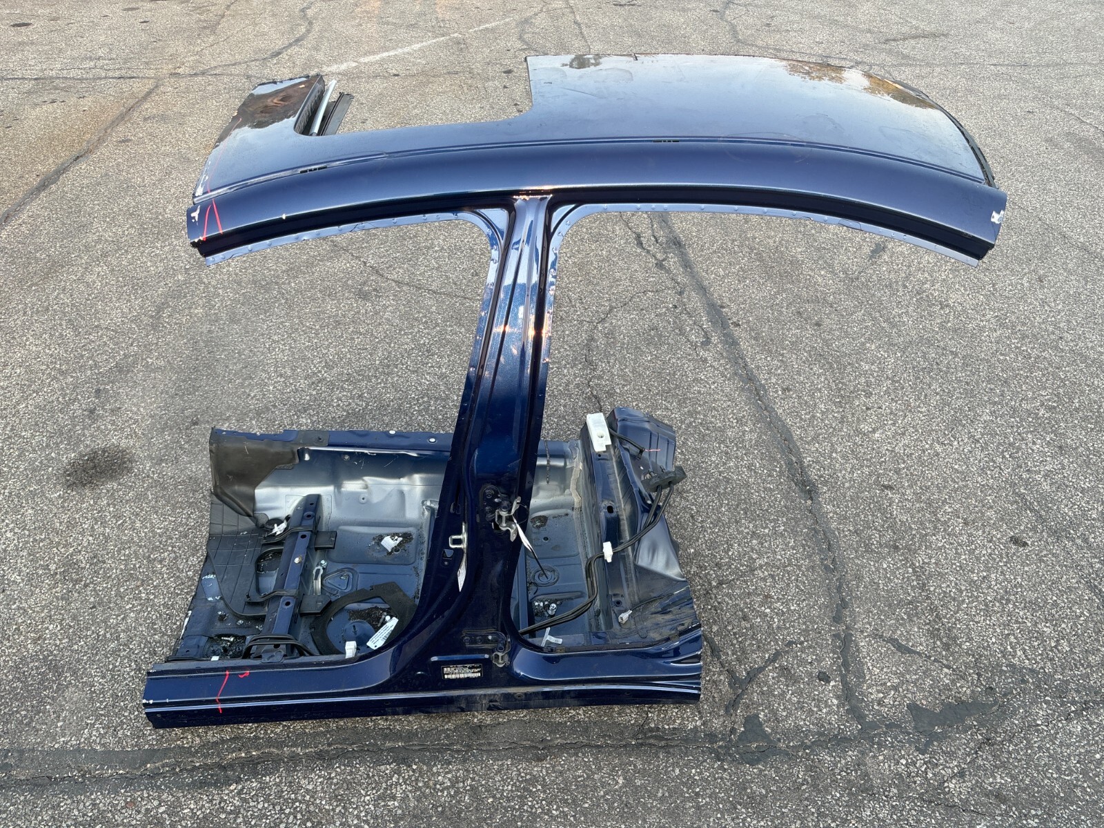 2018-2023 Subaru Wrx Premium Left Center Pillar Piece Of Body Frame Blue Oem