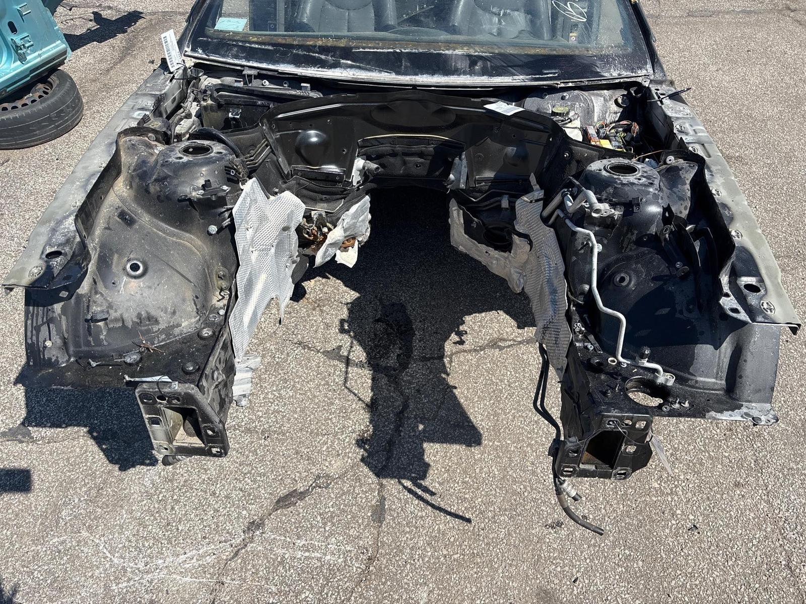 2005 Mercedes Sl600 Front End Body Frame Cut Oem