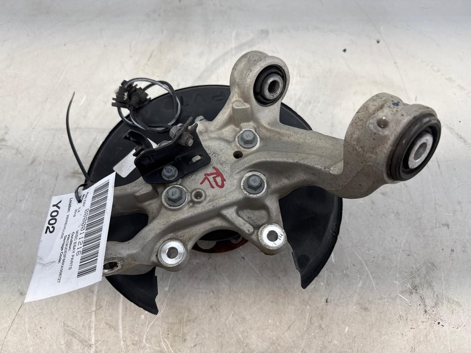 2016-2022 ACURA ILX REAR LEFT DRIVER SIDE SPINDLE KNUCKLE HUB OEM