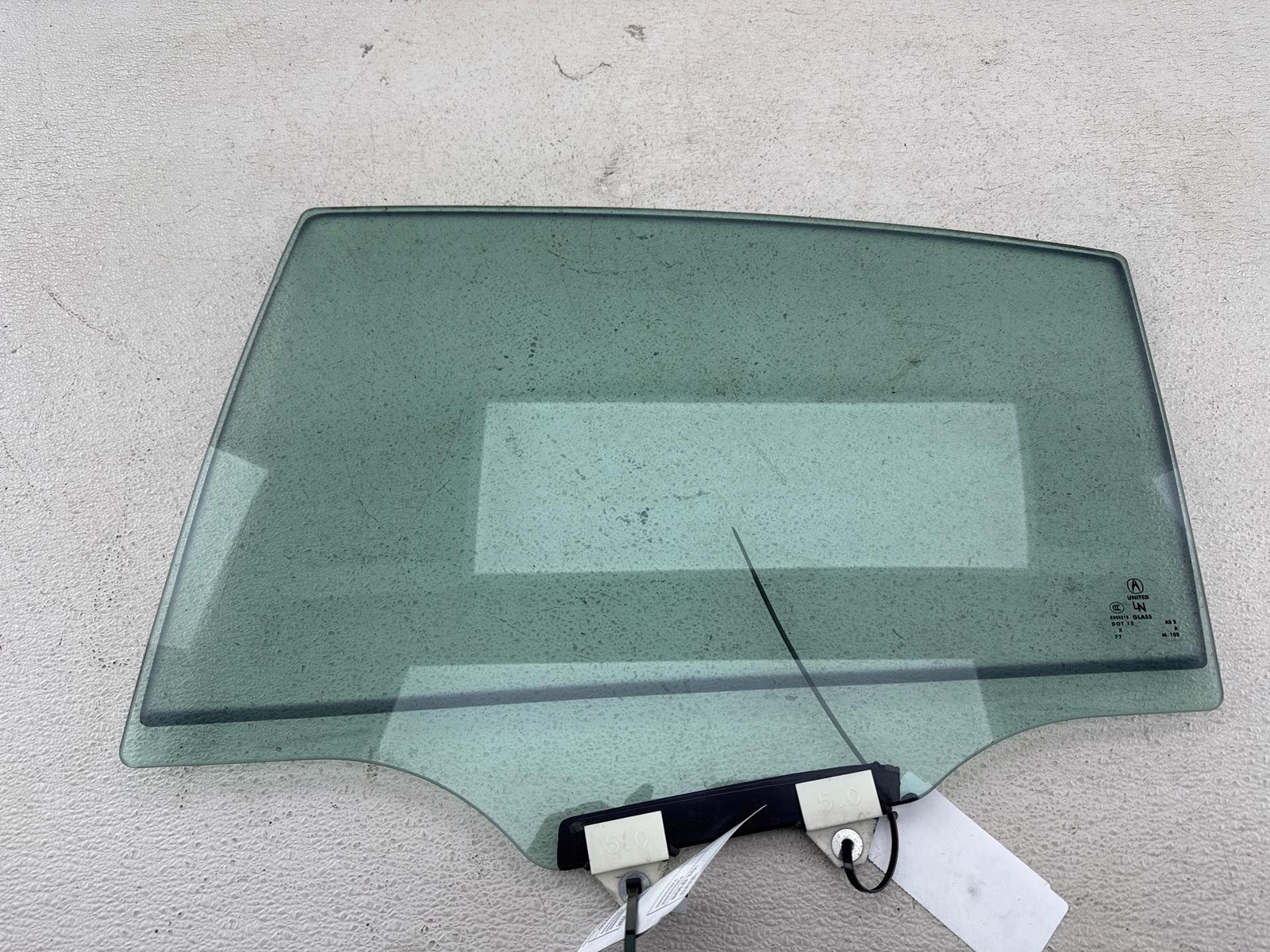 2009-2014 Acura Tl Rear Left Door Window Glass Oem Lh