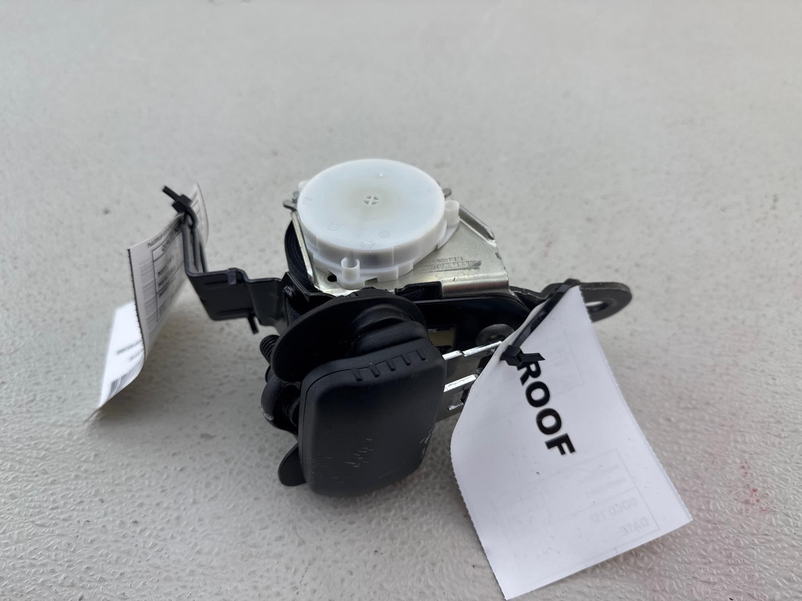 Bmw 2016-2020 F48 Rear Center Upper Seat Belt Retractor Assembly Black Oem