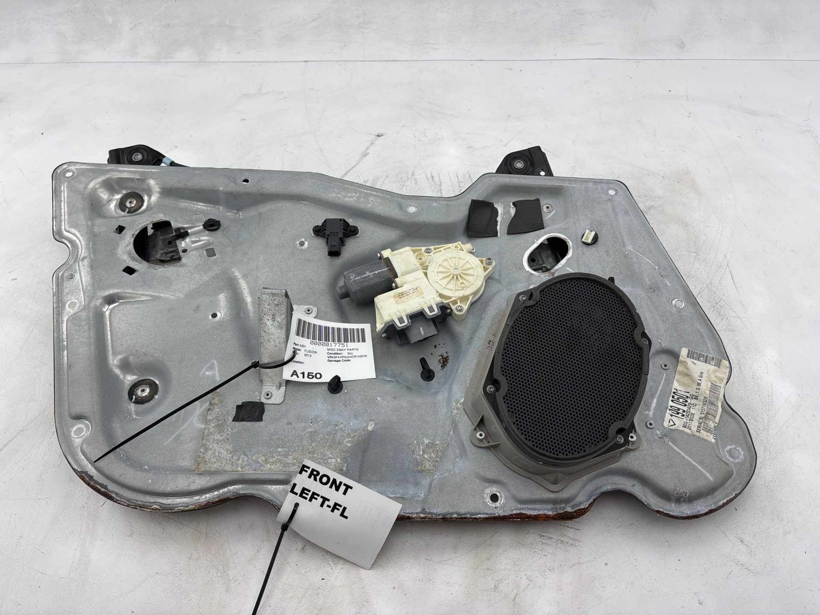 2006-2012 Ford Fusion Front Left Door Window Regulator W/ Inner Panel OEM