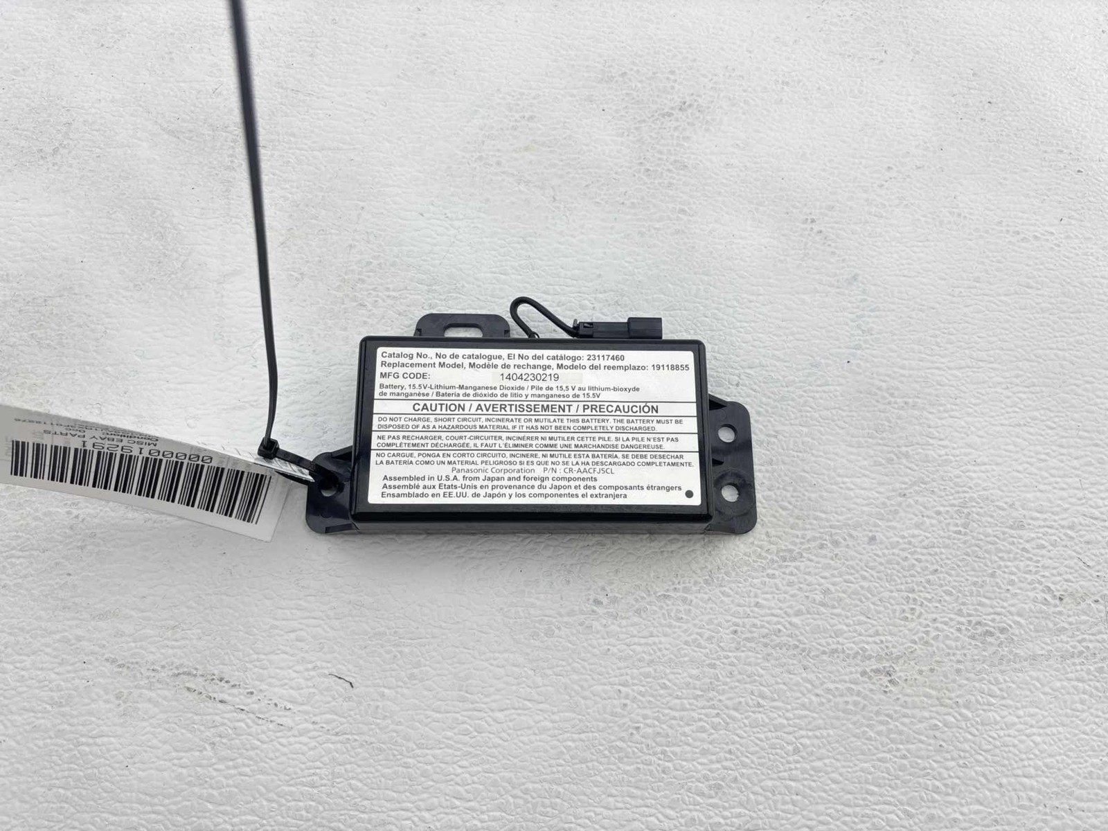 2013-2018 Cadillac Ats Backup Battery Control Module Oem 23117460
