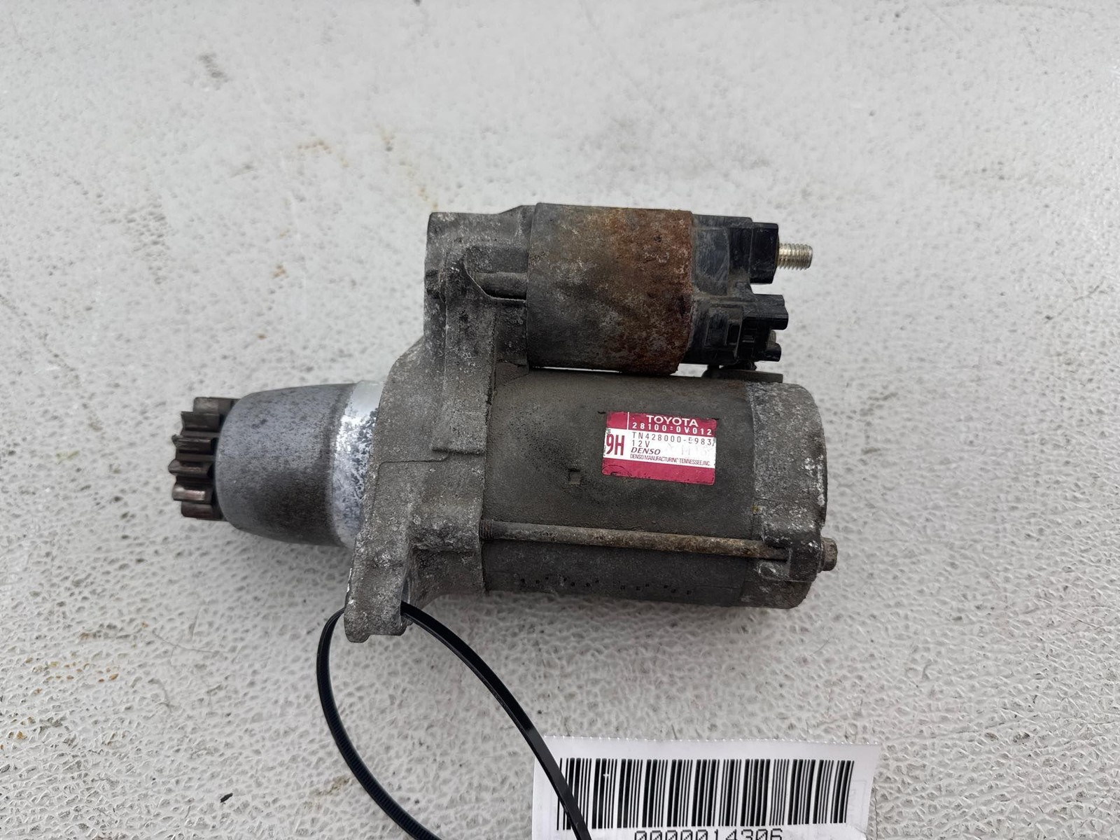 2011-2014 Toyota Sienna Starter Motor 3.5L
