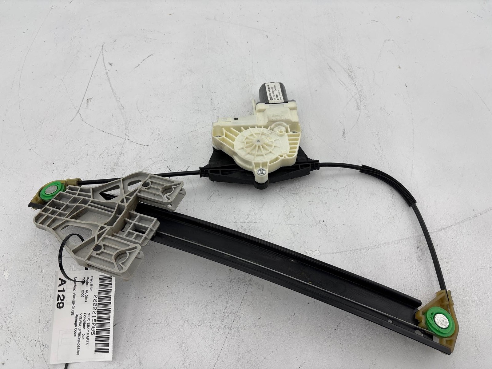 2009-2016 A4 Rear Left Door Window Ragulator W/ Motor Oem