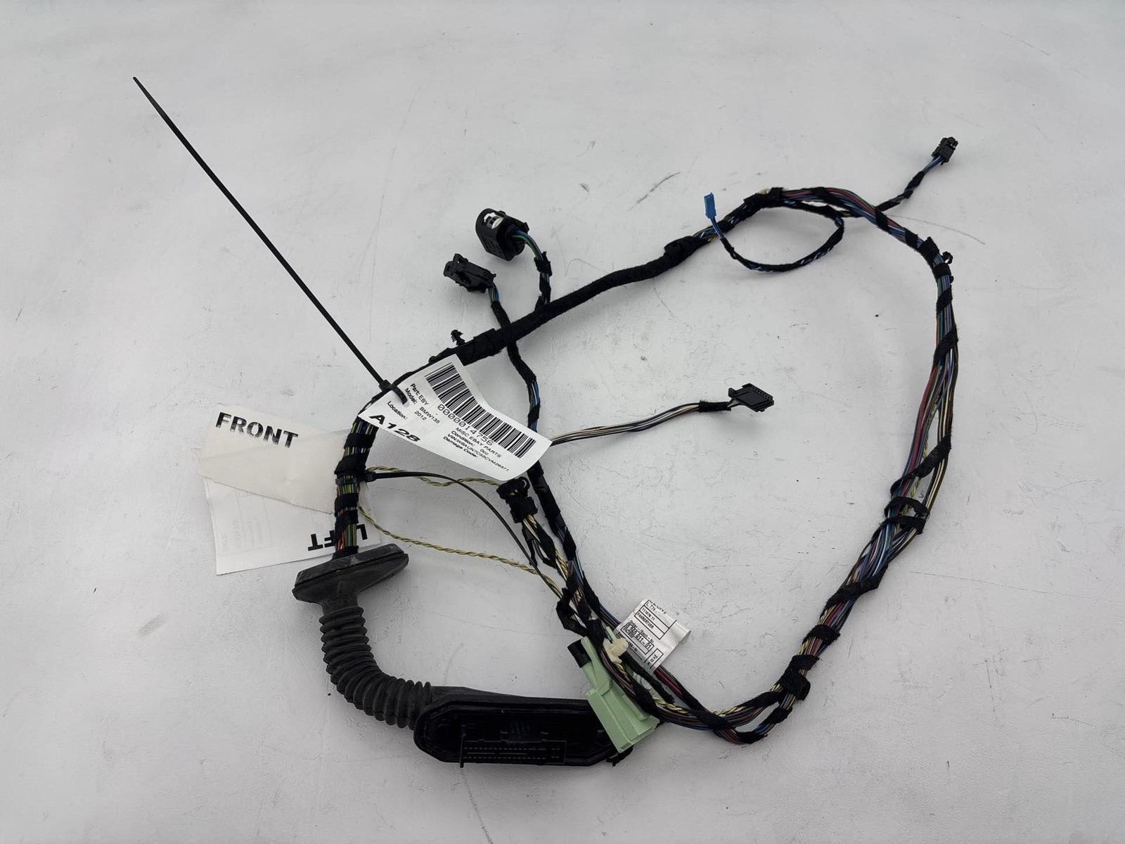 2012 Bmw 135I Front Left Door Wiring Harness Oem