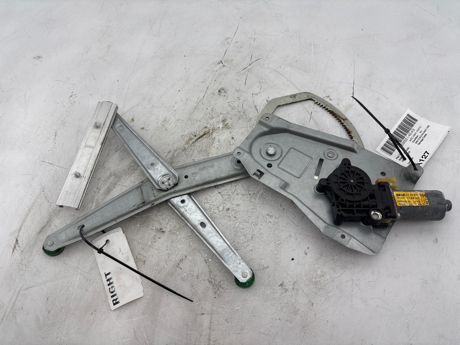 Saab 9-5 1999-2008 Passeng'S Side Rear Door Window Regulator