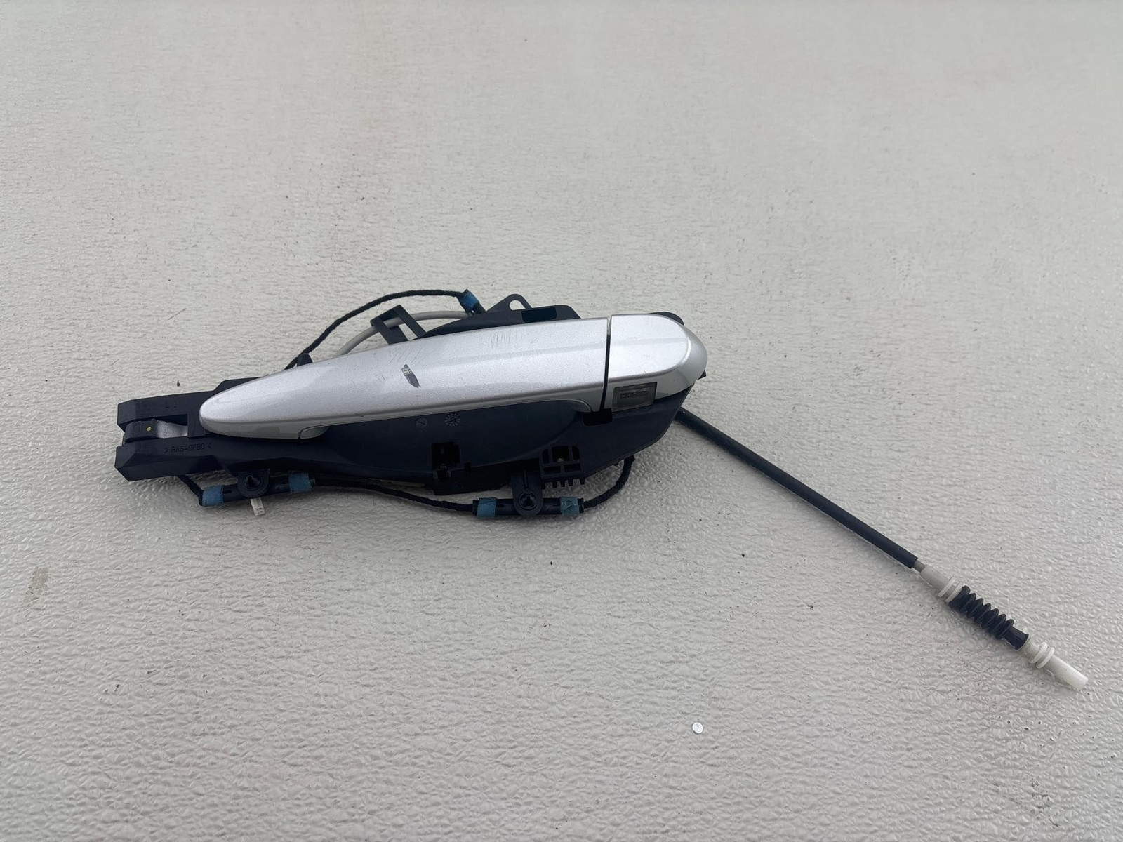 2008-2013 Bmw X5 X6 Rear Left Driver Side Exterior Door Handle Silver Oem