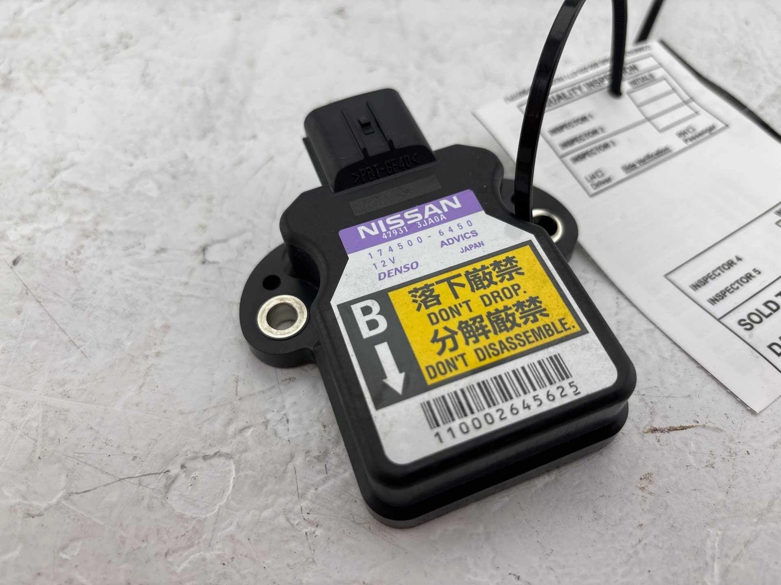 2013 - 2018 Infiniti Qx60 Jx35 Yaw Rate Gravity Sensor Module Unit Oem