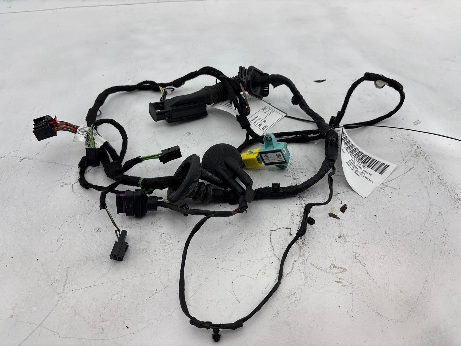 2015 - 2018 Audi Q3 Front Right Passenger Side Door Wire Wiring Harness Oem
