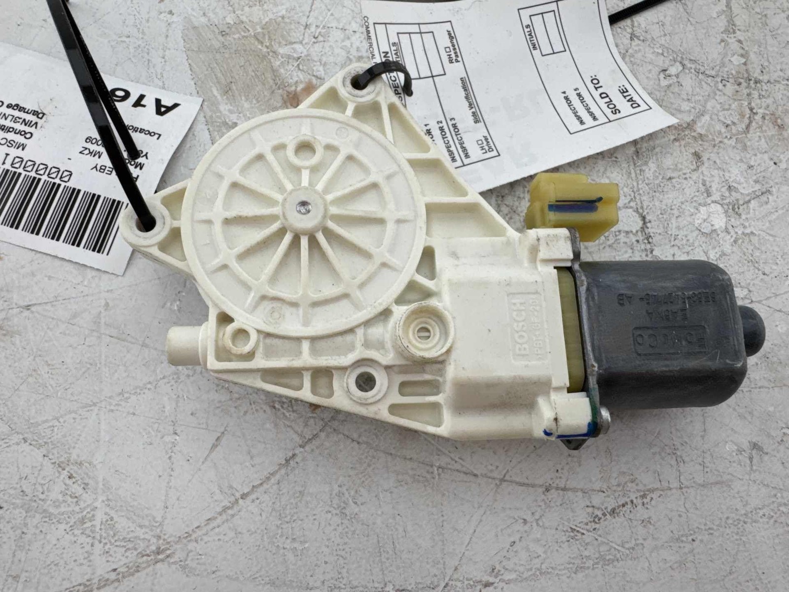 2007-2009 Lincoln Mkz Rear Left Door Window Motor Oem