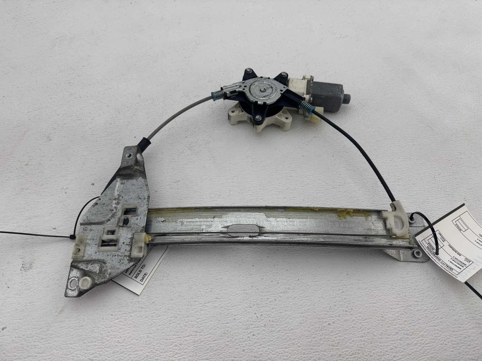 2006 - 2010 Chevrolet Impala Rear Right Side Door Window Regulator W/ Motor Oem