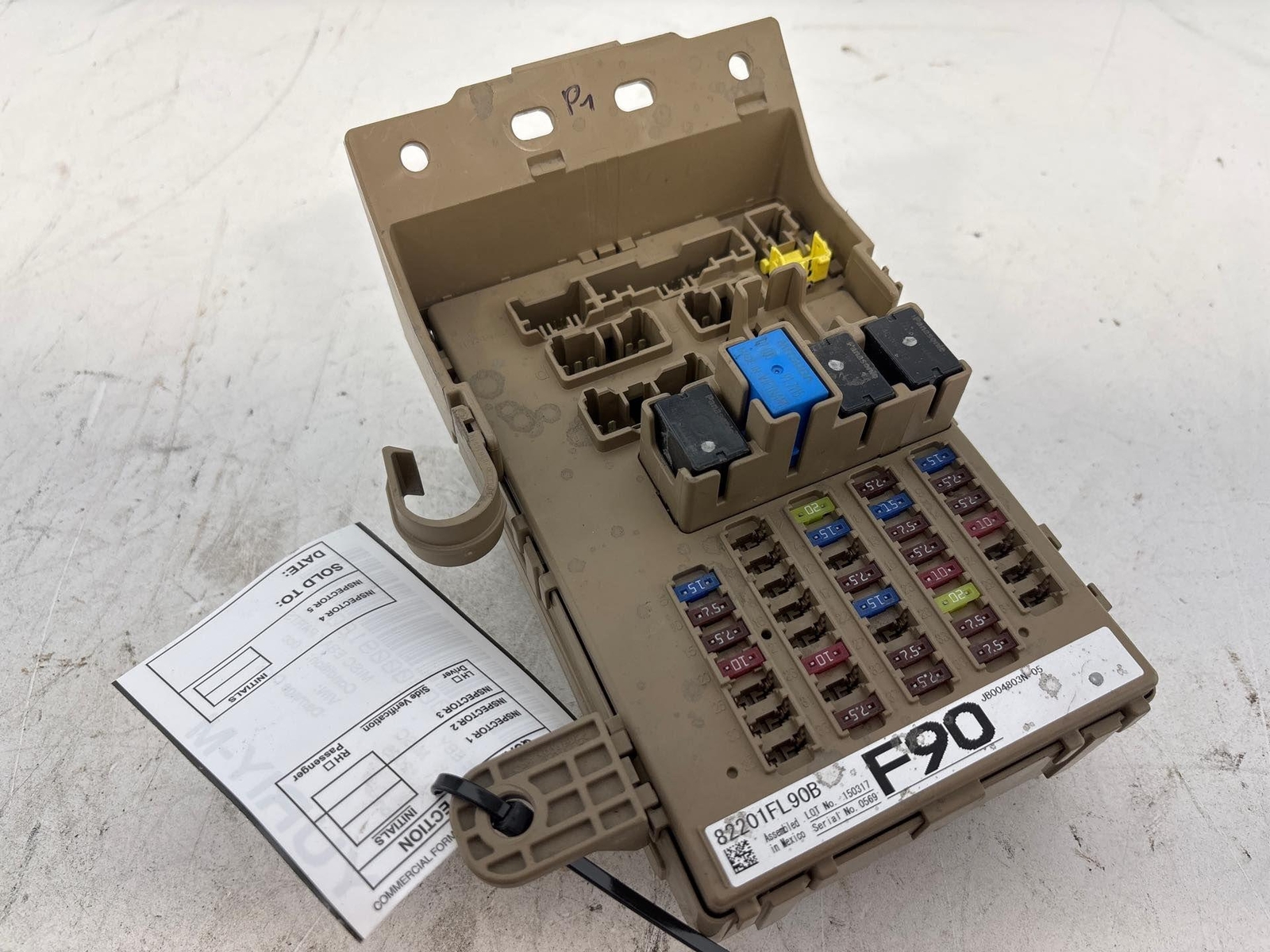 2017 Subaru Impreza Interior Cabin Dash Fuse Junction Box W/ Fuses & Relays Oem