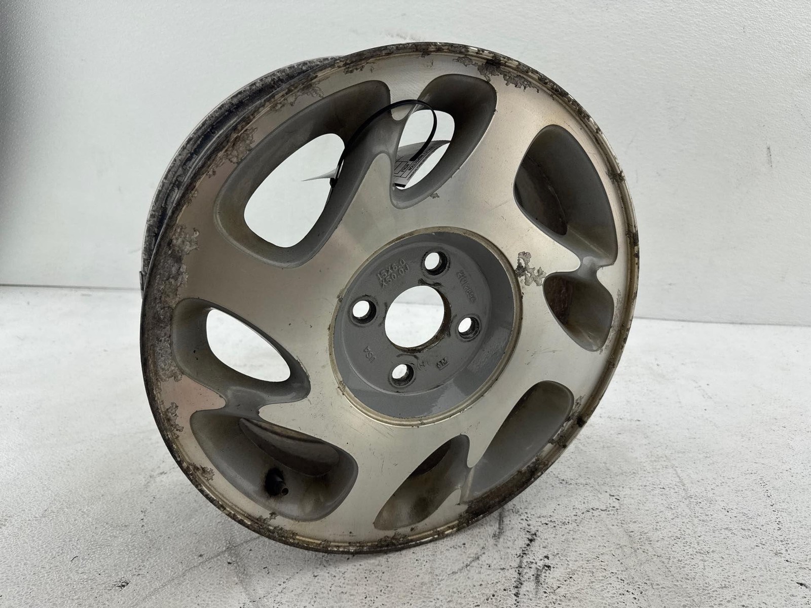 2000-2002 Saturn S Series Wheel Rim 15X6 Aluminum 8 Slot Oem