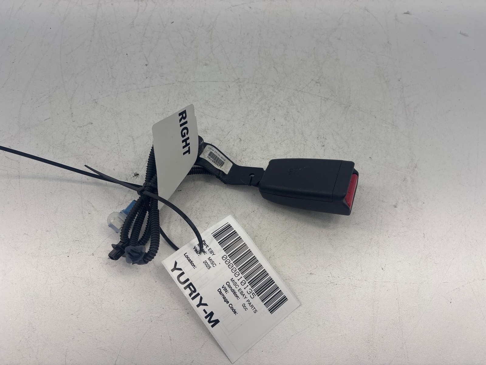 2016-2020 Honda Civic Coupe Front Right Side Seat Belt Seatbelt Buckle Oem