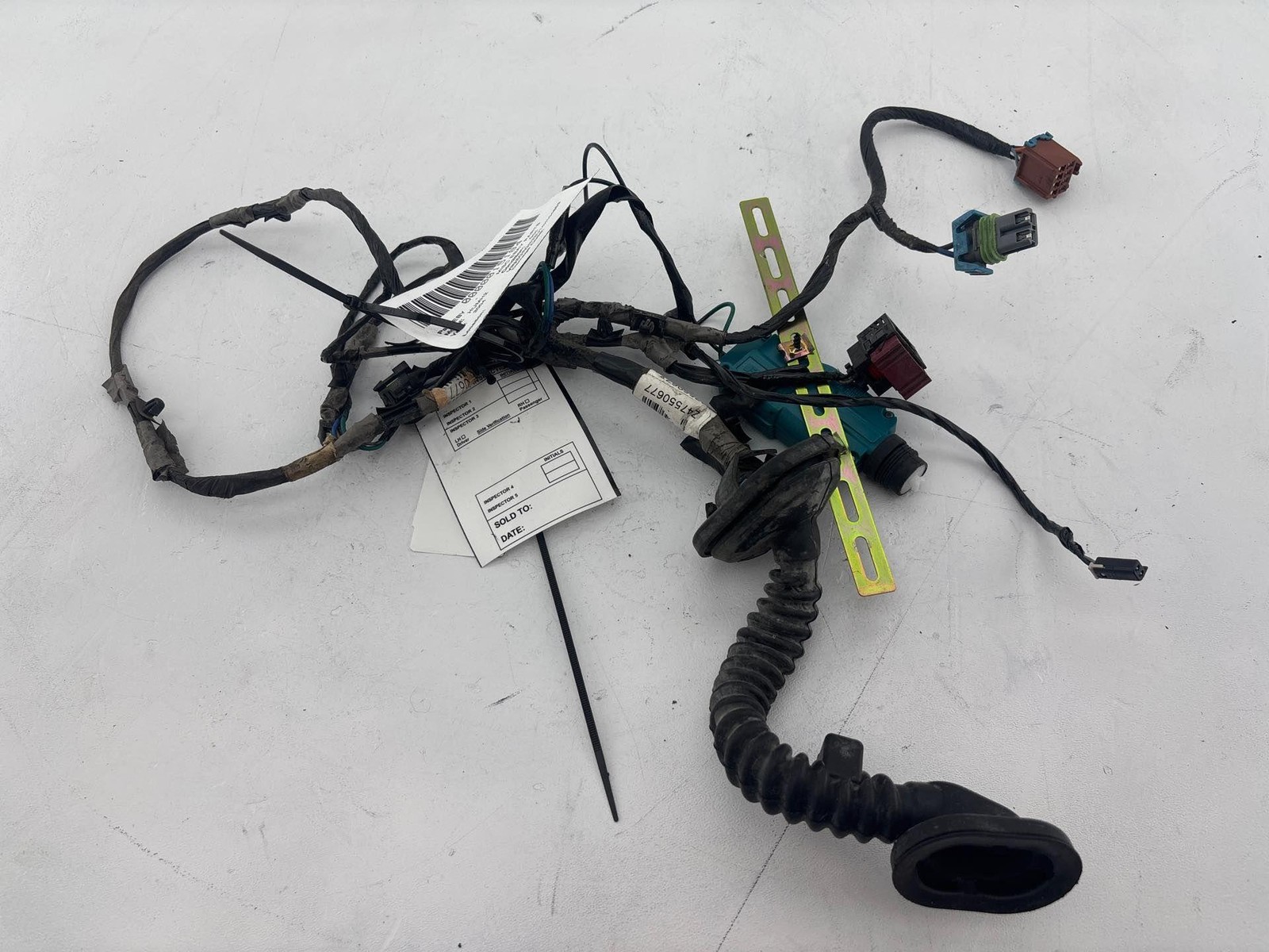 2003-2007 Hummer H2 Rear Left Side Door Wire Wiring Harness Oem 47550677