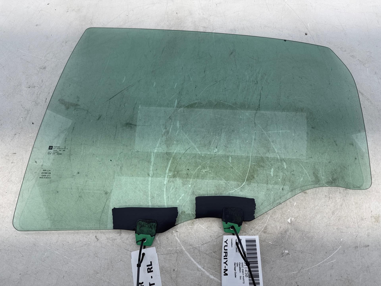 2006 2016 Chevrolet Impala Rear Left Driver Side Door Window Glass Oem
