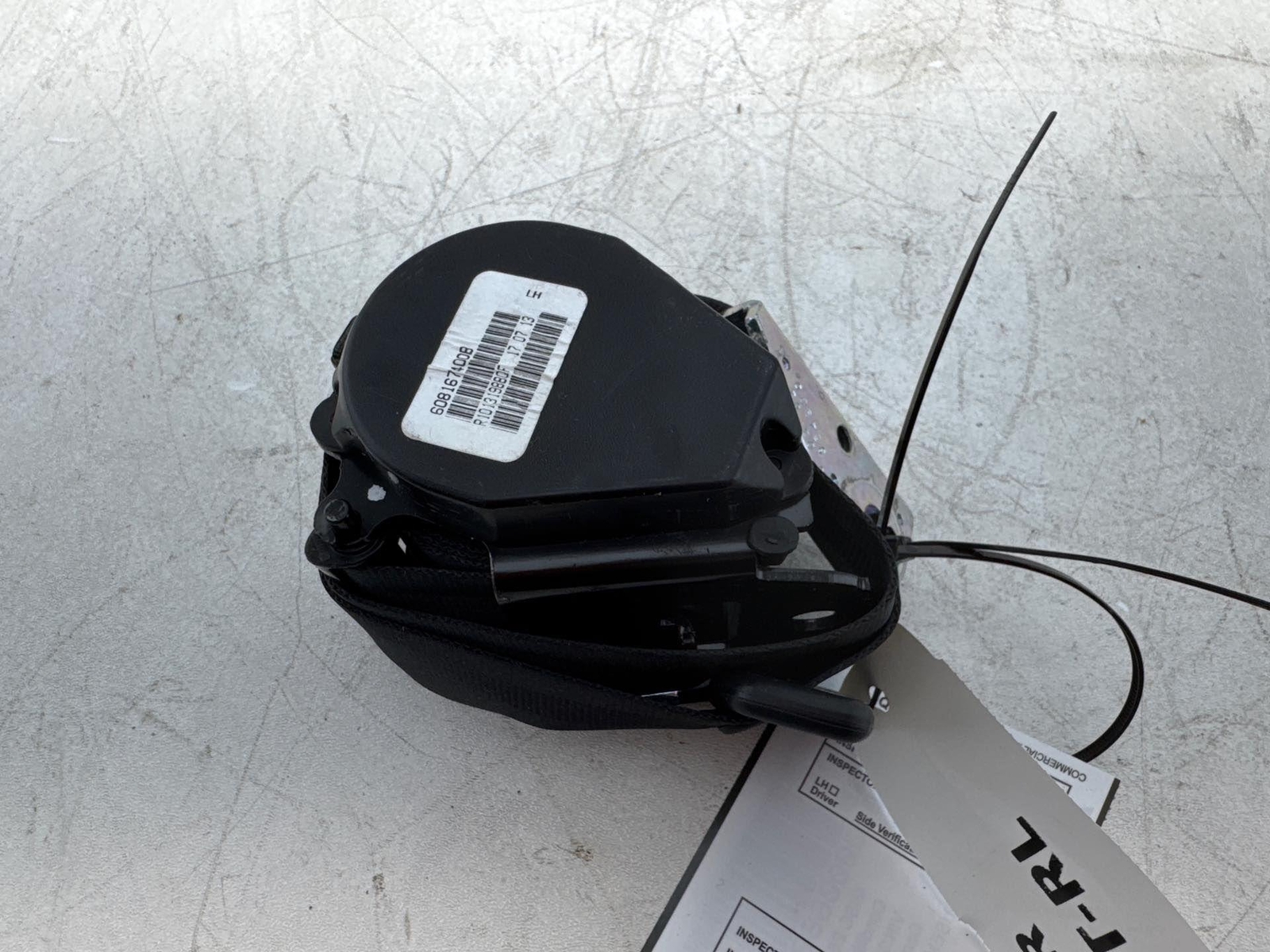 10-14 Volkswagen Jetta Left Rear Seat Belt Rear 1K9857805Braa Oem