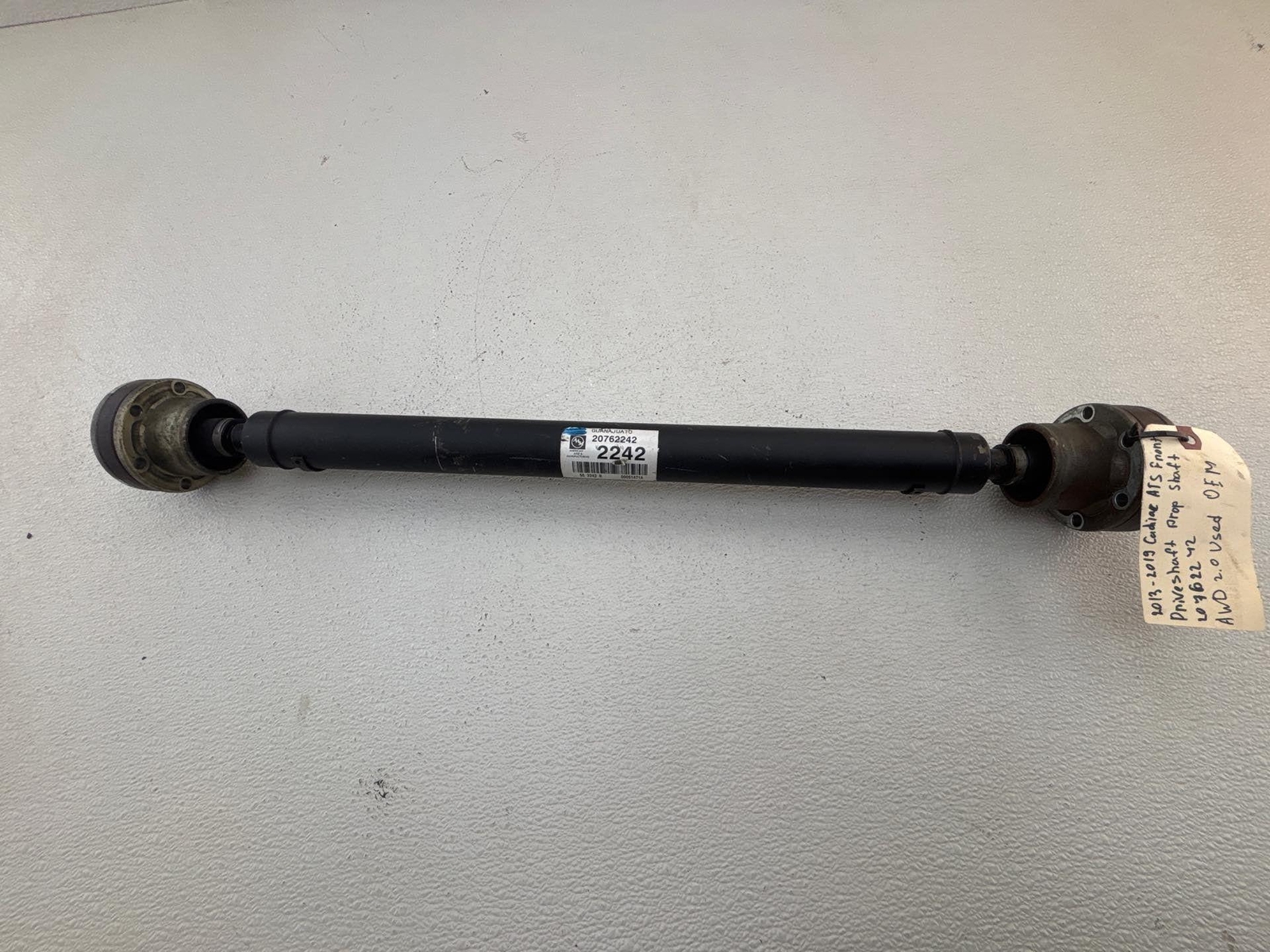 2013-2017 Cadillac Ats Front Axle Drive Shaft Oem 20762242