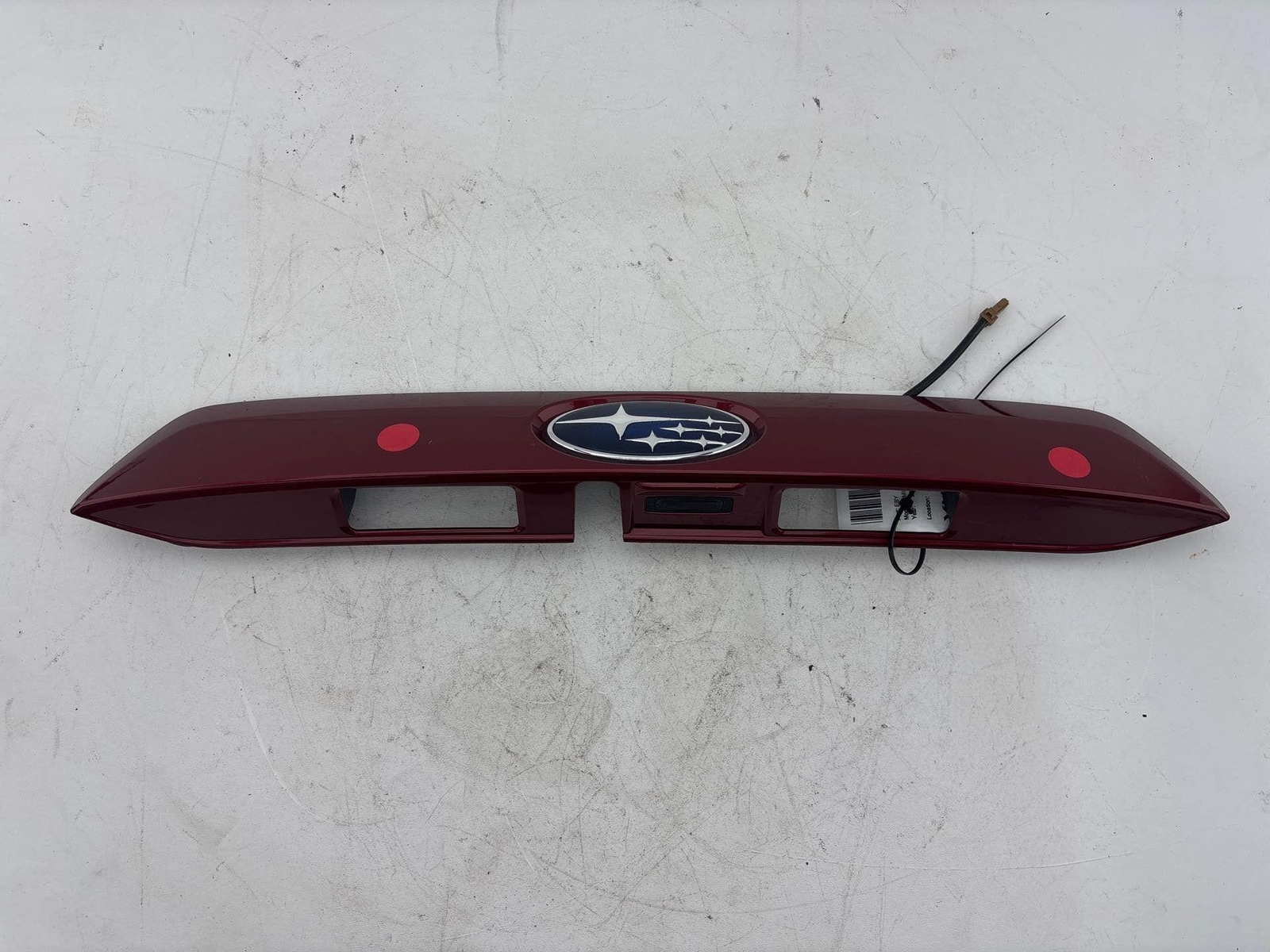 2017-2021 Subaru Impreza Rear Liftgate Trunk Molding Trim Red Oem