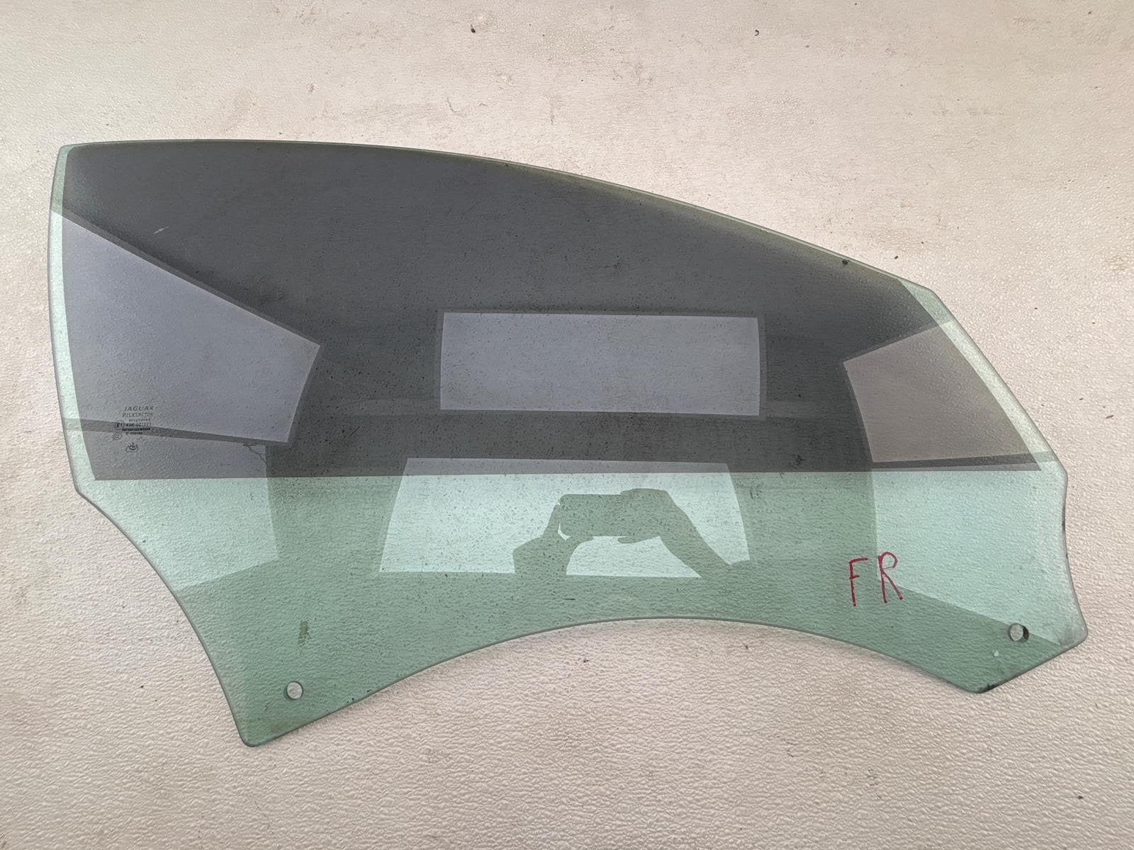 2009-2015 Jaguar X250 Xf/Xfr Front Right Passenger Side Door Window Glass Oem