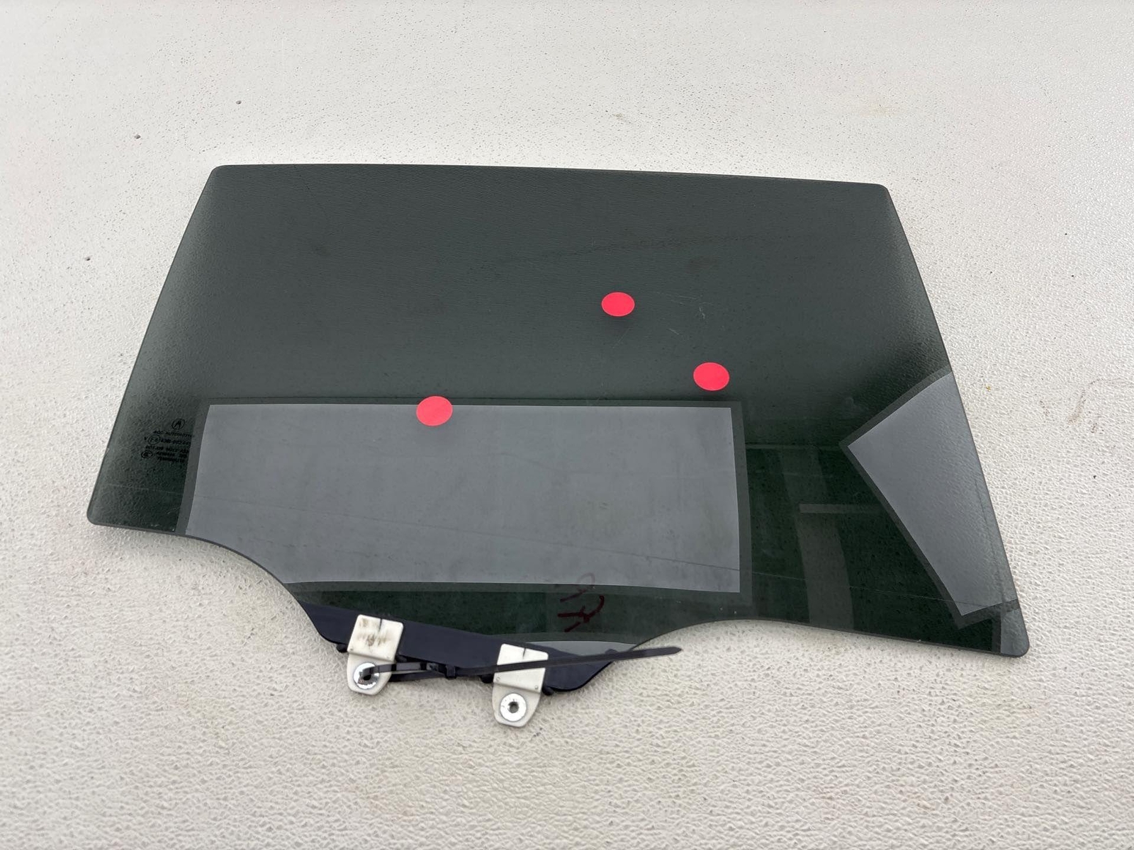 2013-2018 Acura Rdx Rear Right Passenger Side Door Window Glass Oem