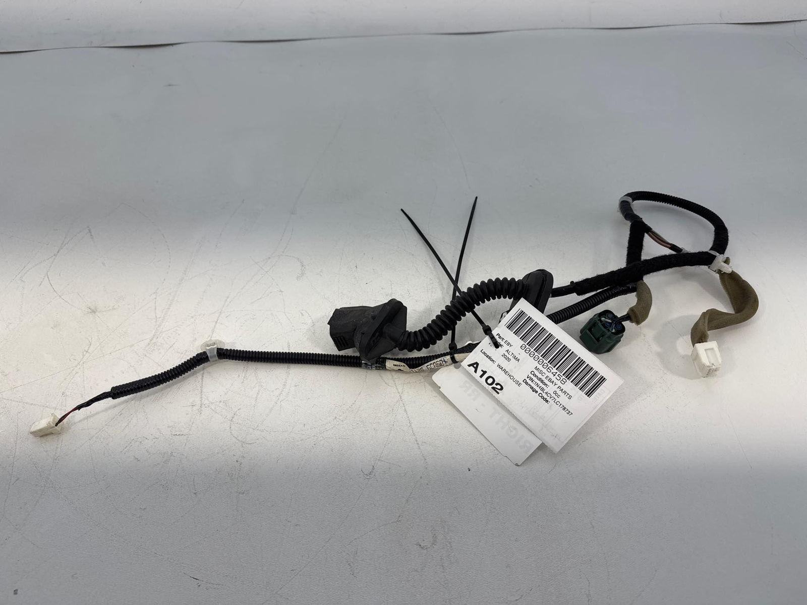2019-2024 Nissan Altima Rear Right Door Wire Wiring Harness 241266Ca5B Oem