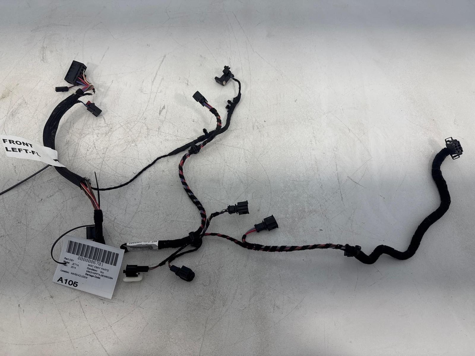 2010-2014 Volkswagen Jetta Sportwagen Front Left Seat Wire Harness Oem