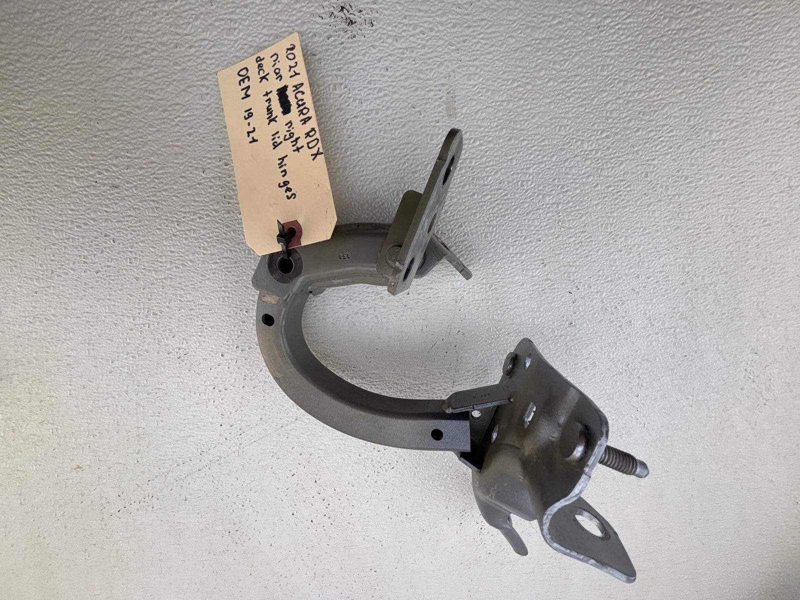 2019-2024 Acura Rdx Rear Right Side Deck Trunk Lid Hinge Oem