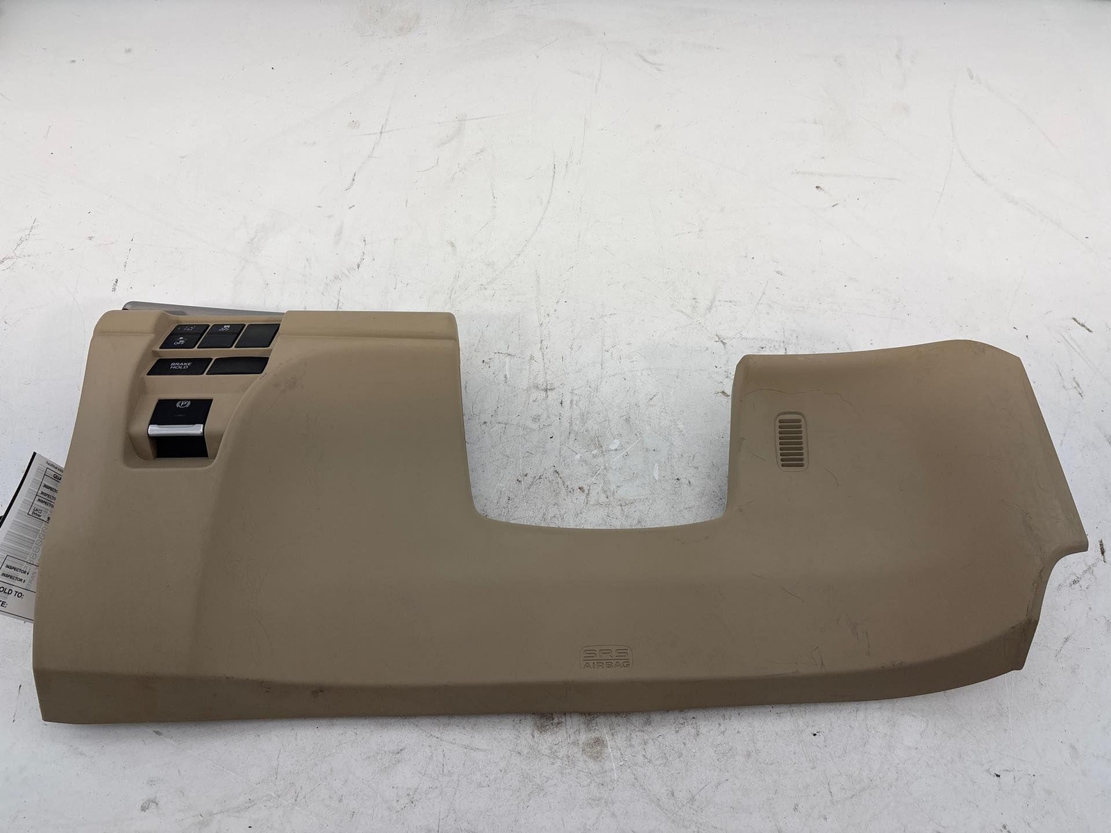 2019 - 2021 Acura Rdx Dashboard Left Lower Bezel Trim Cover Panel Beige Oem