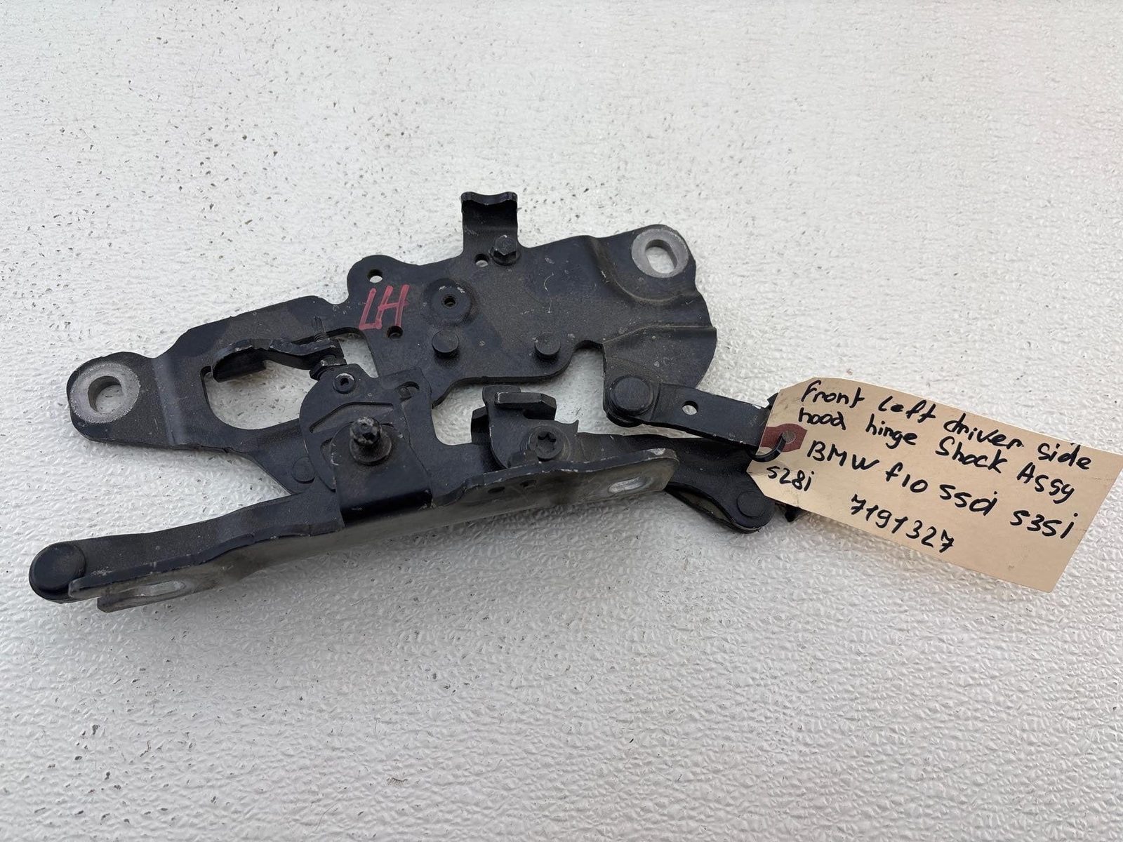 2012-2016 Bmw 550I Hood Bonnet Left Hinge Oem