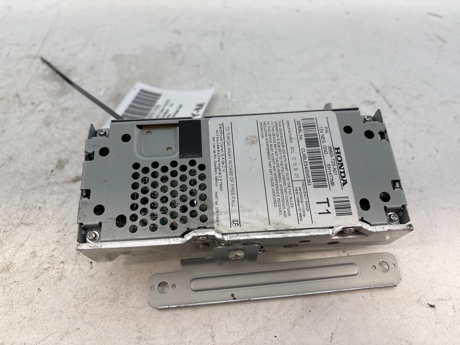 2014-2016 Acura Mdx Xm Satellite Radio Receiver Tuner Unit Oem 39800Tz5A01