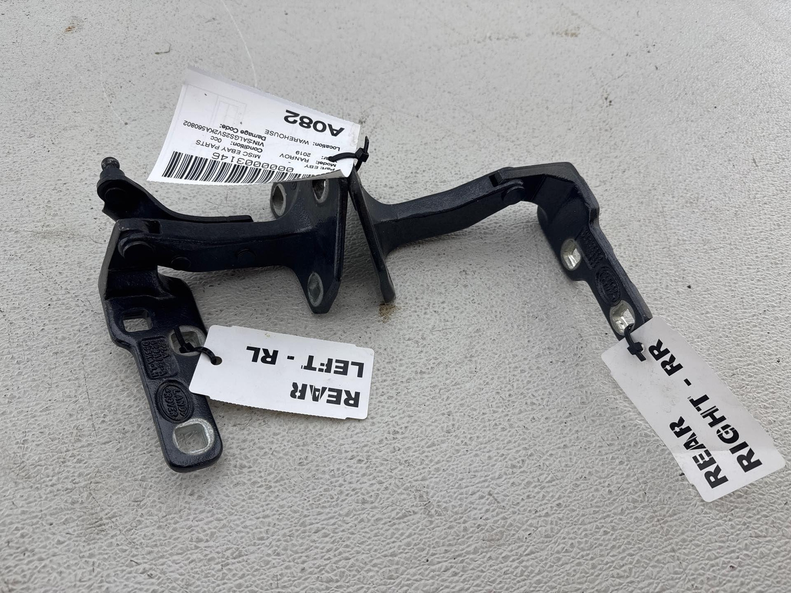 2013-2022 Range Rover Left & Right Lower Trunk Shell Hinge Oem Set