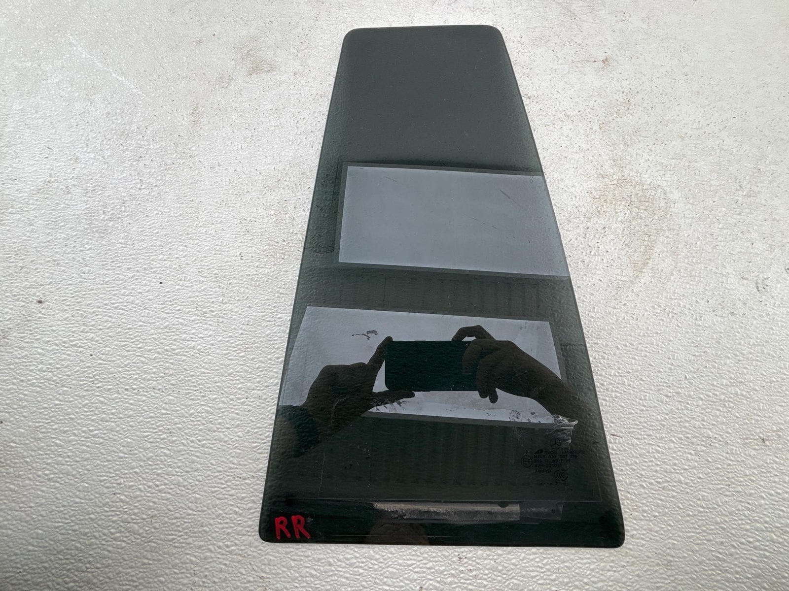 2007-2013 Mercedes Gl Class Rear Right Door Fixed Vent Window Oem