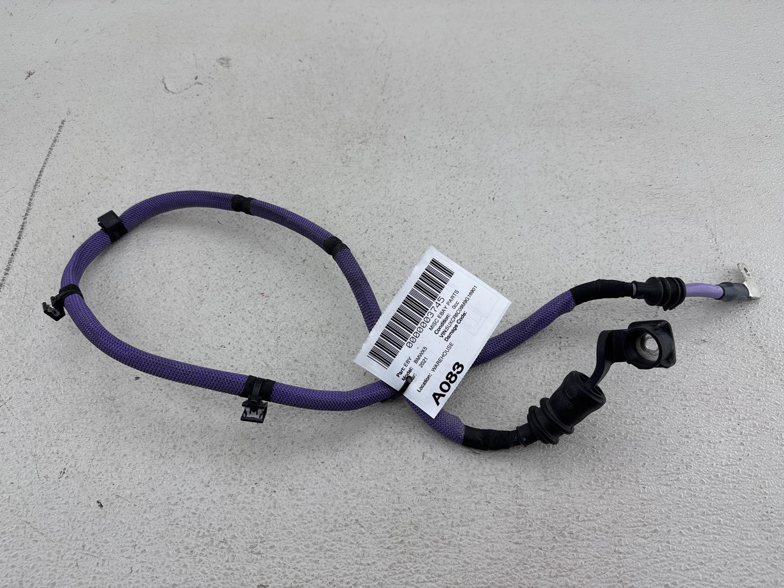 2019-2023 Bmw X5 Xdrive40I Starter Battery Cable Wire Wiring Harness Oem