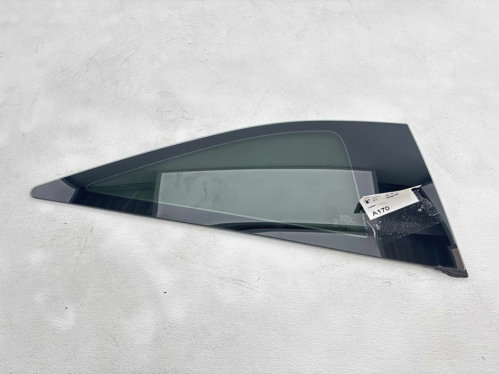 2015 Cadillac ATS Coupe Rear Right Window Quarter Glass OEM