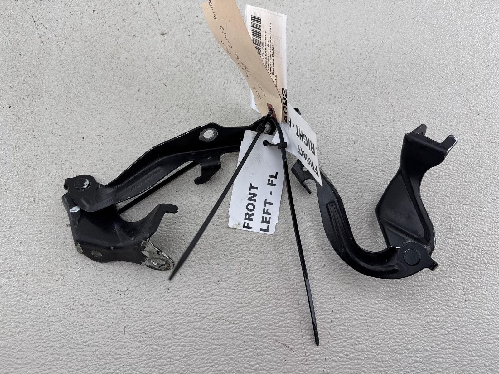 2002-2006 Toyota Camry Hood Hinge Set Left & Right Oem