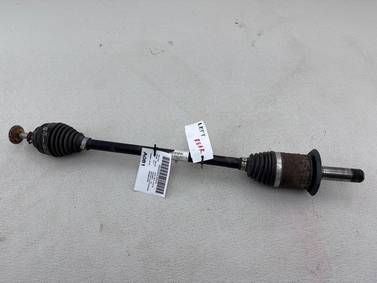 2016-2022 Bmw X1 Awd Rear Right Or Left Cv Axle Shaft 7646867 Oem