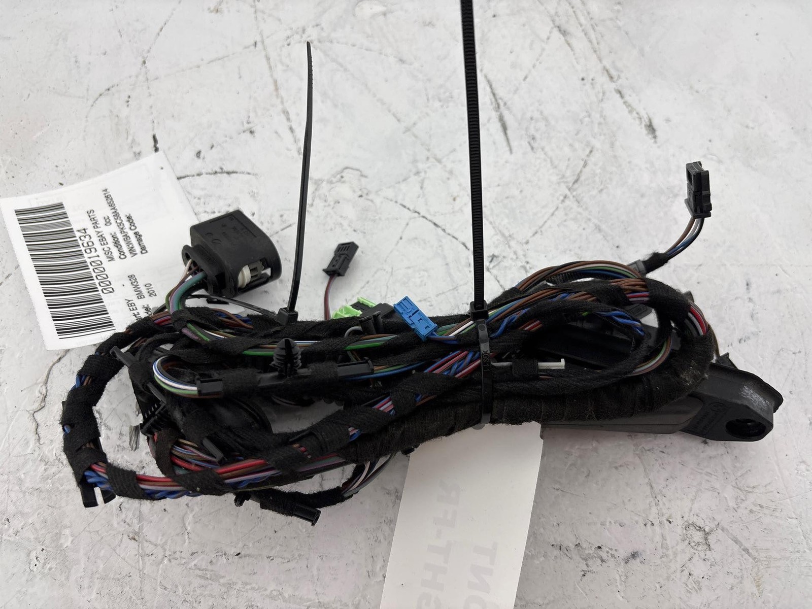 2007-2011 Bmw 328I 335I E90 Front Right Passenger Door Wire Harness Oem