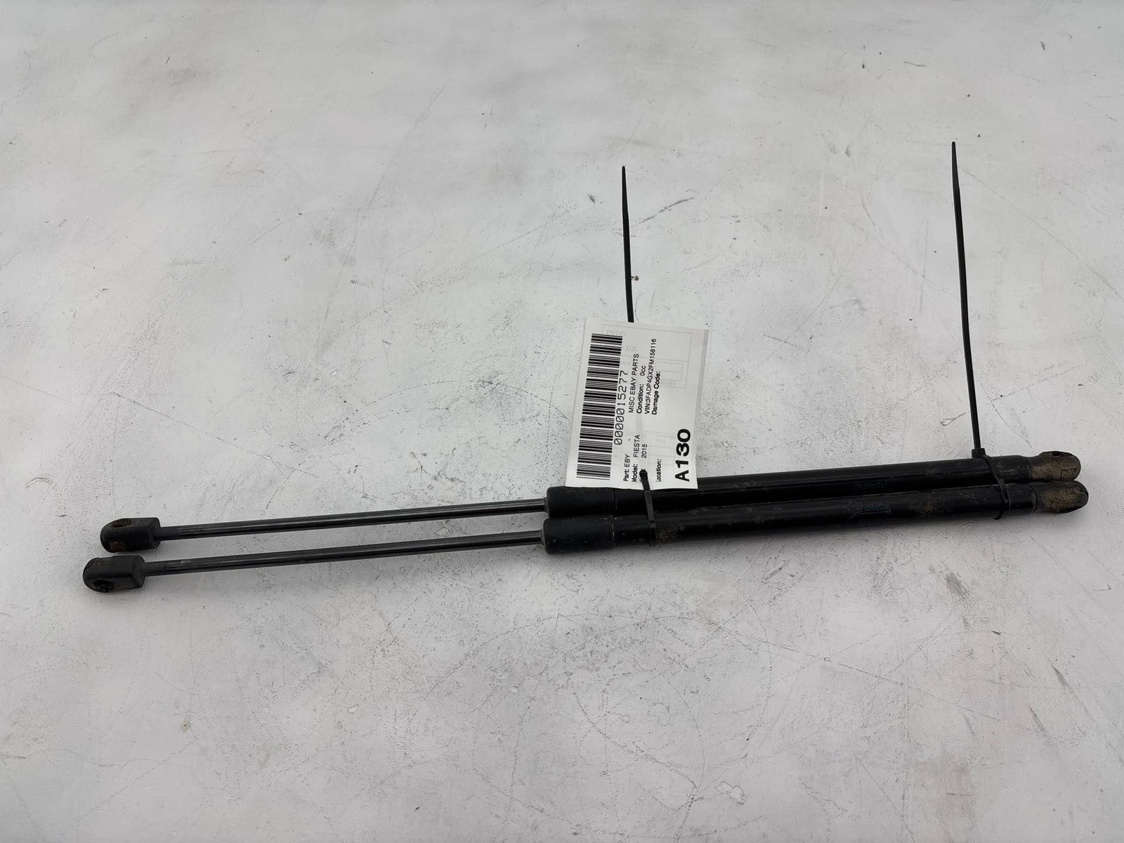 2011 - 2019 Ford Fiesta Rear Right & Left Trunk Lid Lift Support Strut Set Oem