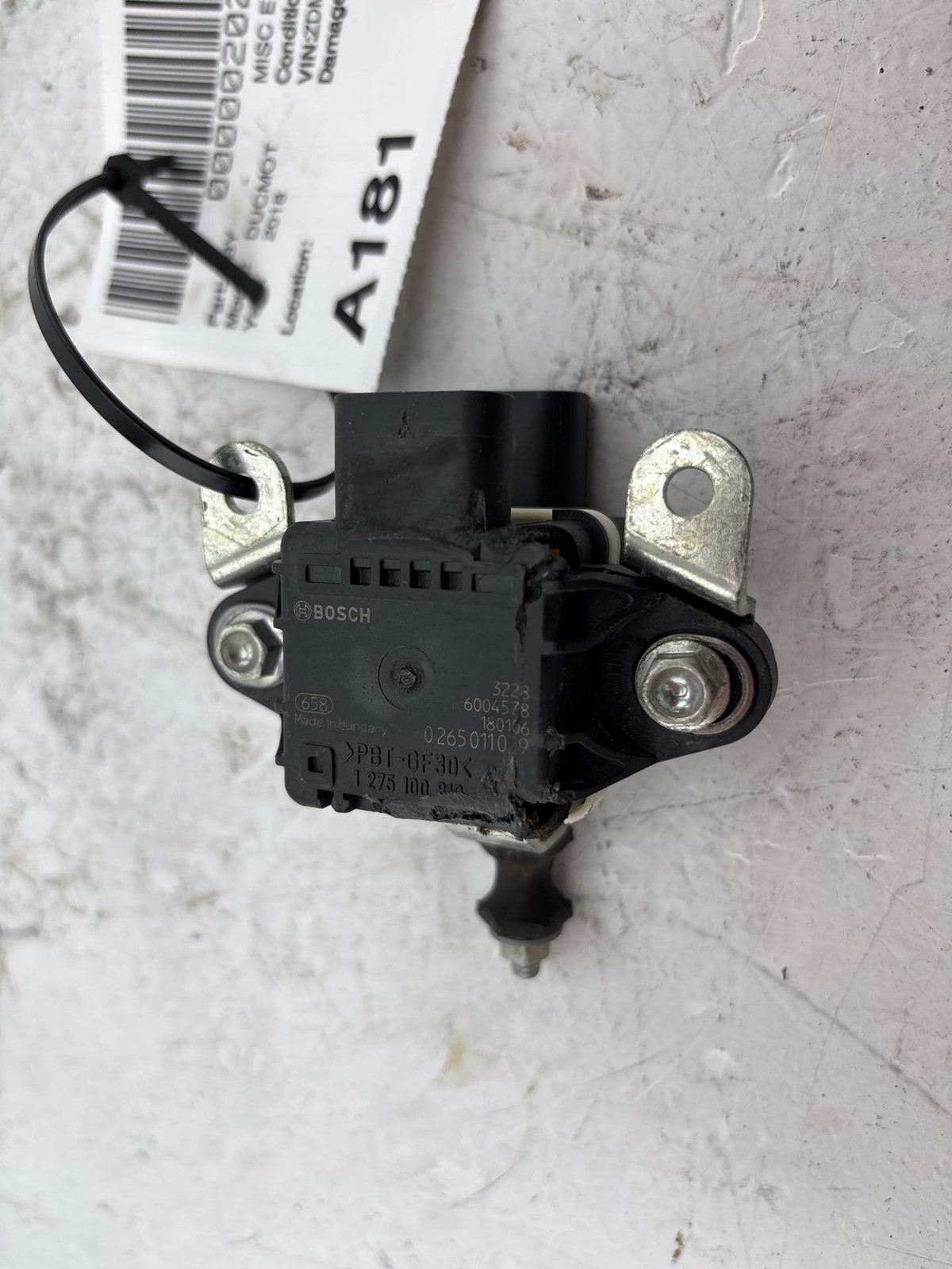 2018 Ducati Panigale V4 Inertial Sensor Oem 0265011029