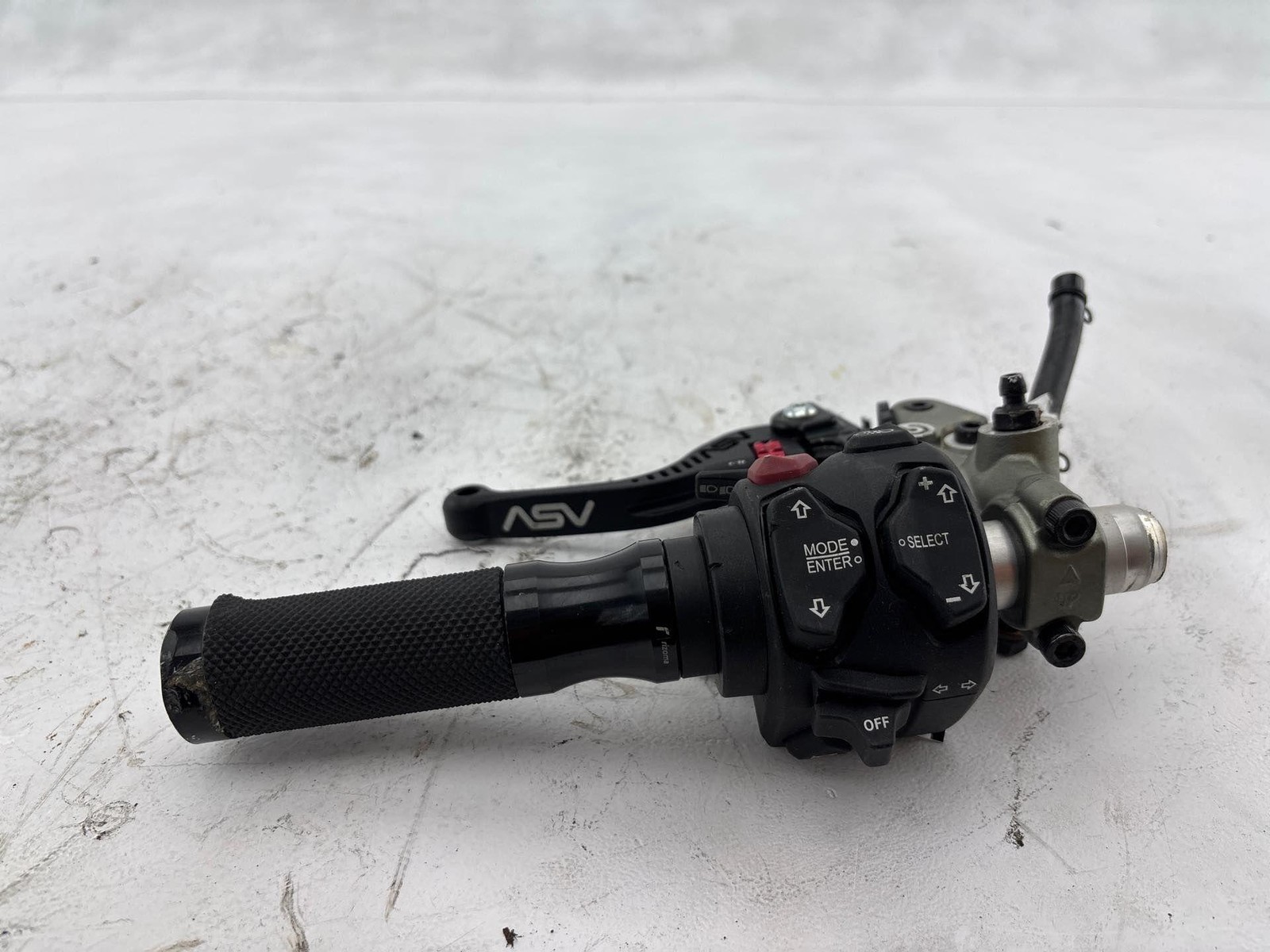 2018 Ducati Panigale V4 Left Handle W/ Brake Clutch Levers Oem