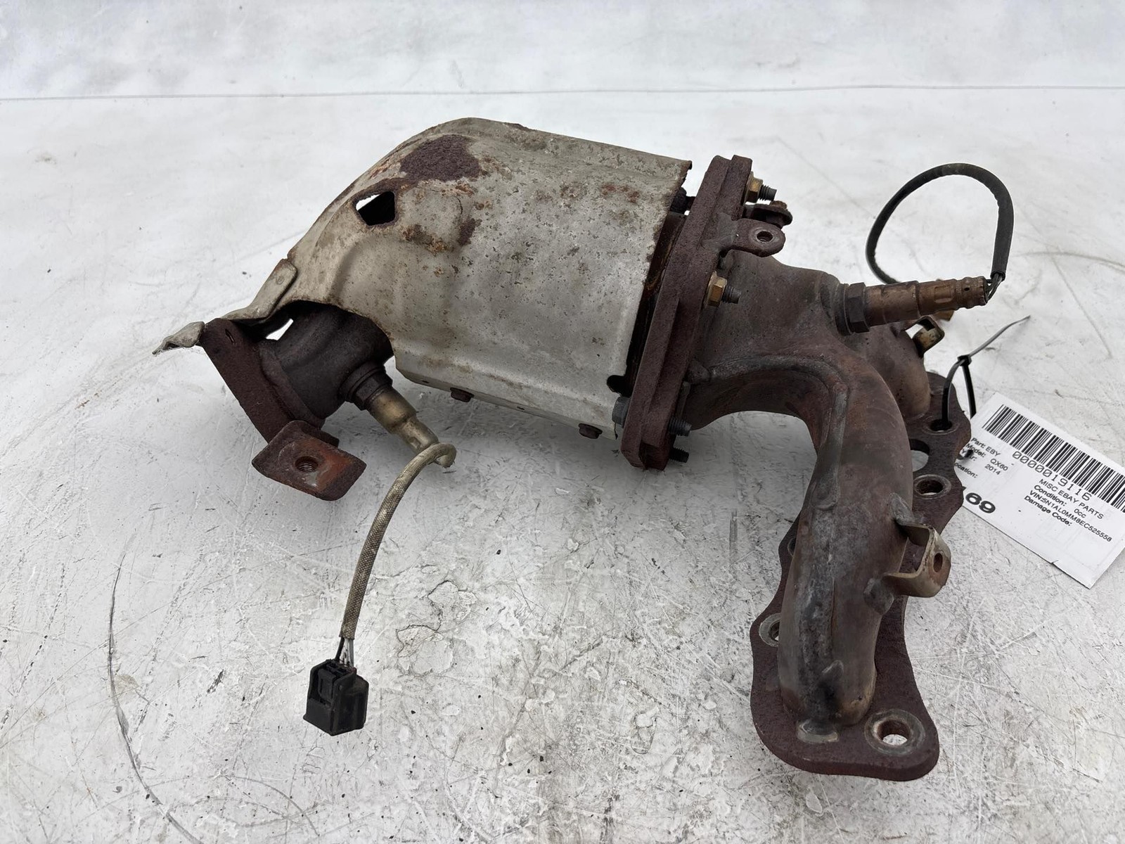 2013 - 2014 Infiniti QX60 JX35 3.5L Front Left Side Exhaust Manifold OEM