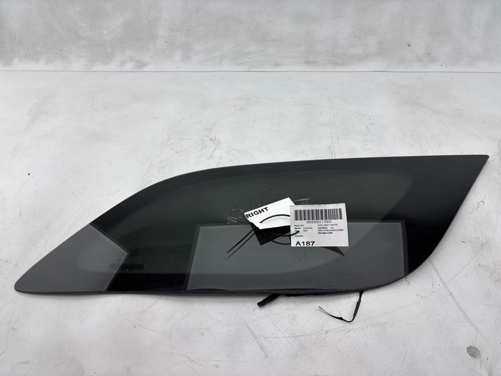 2011-2024 Dodge Durango Rear Right Window Quarter Glass OEM