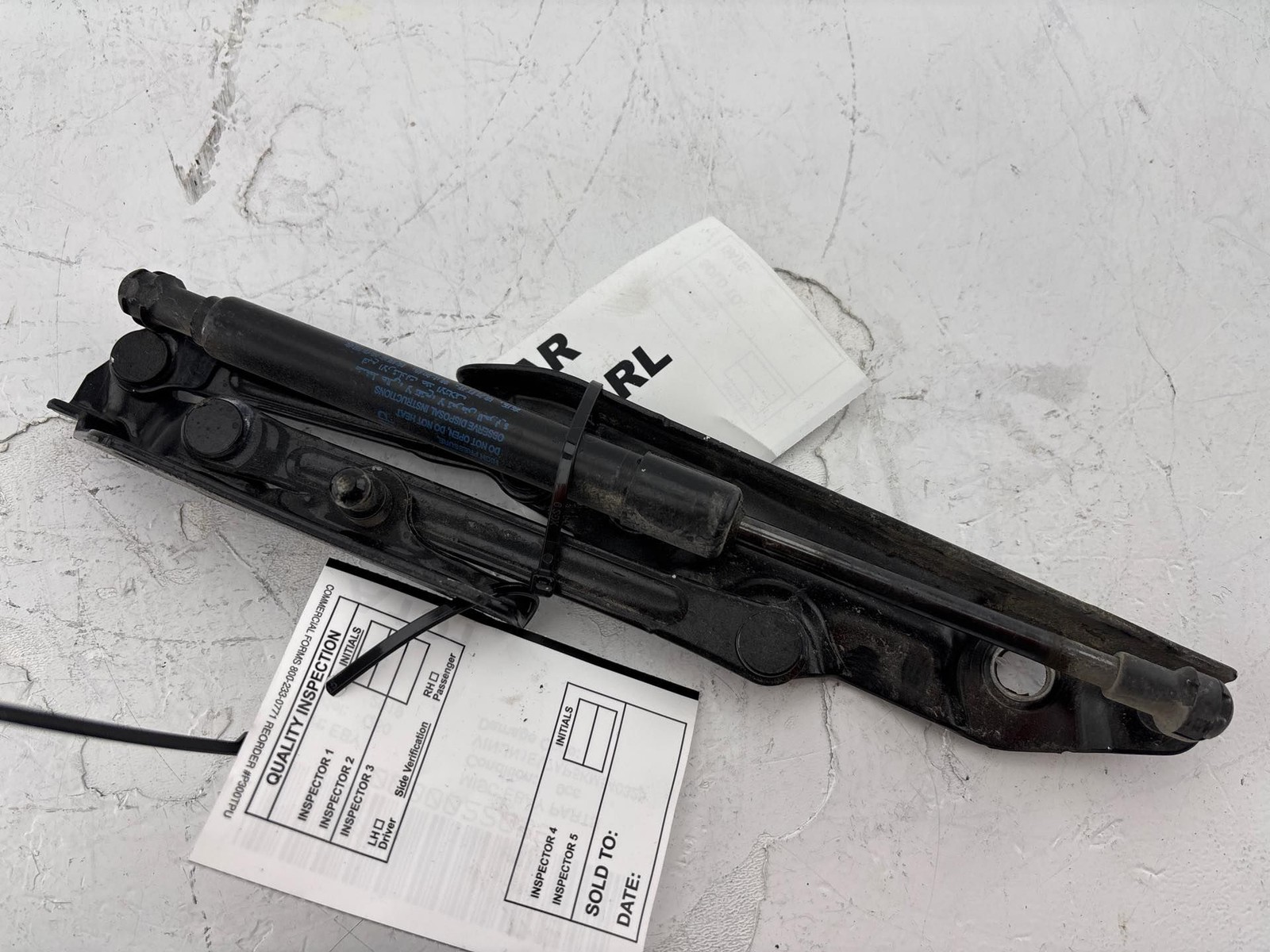 2014 - 2024 Infiniti Q50 Rear Trunk Lid Left Hinge W/ Support Strut OEM