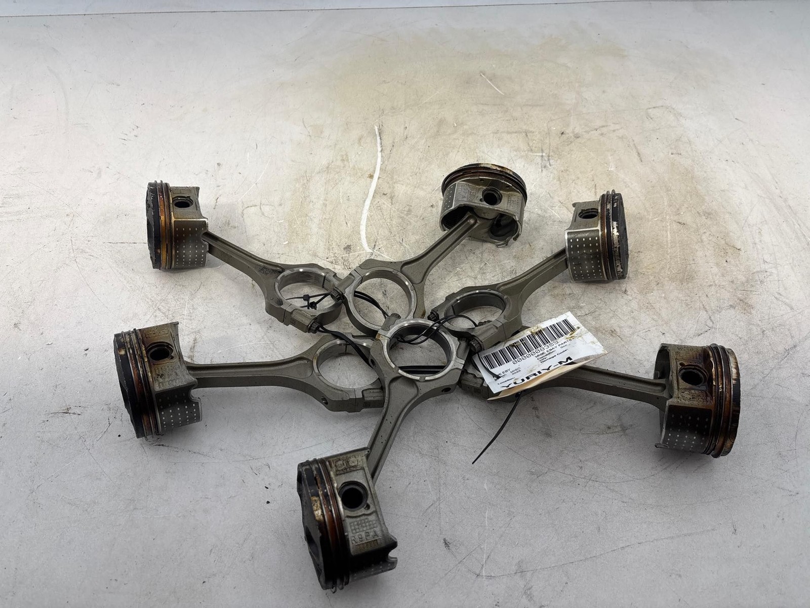 2014 - 2020 ACURA MDX 3.5 ENGINE PISTON CONNECTING ROD SET OEM