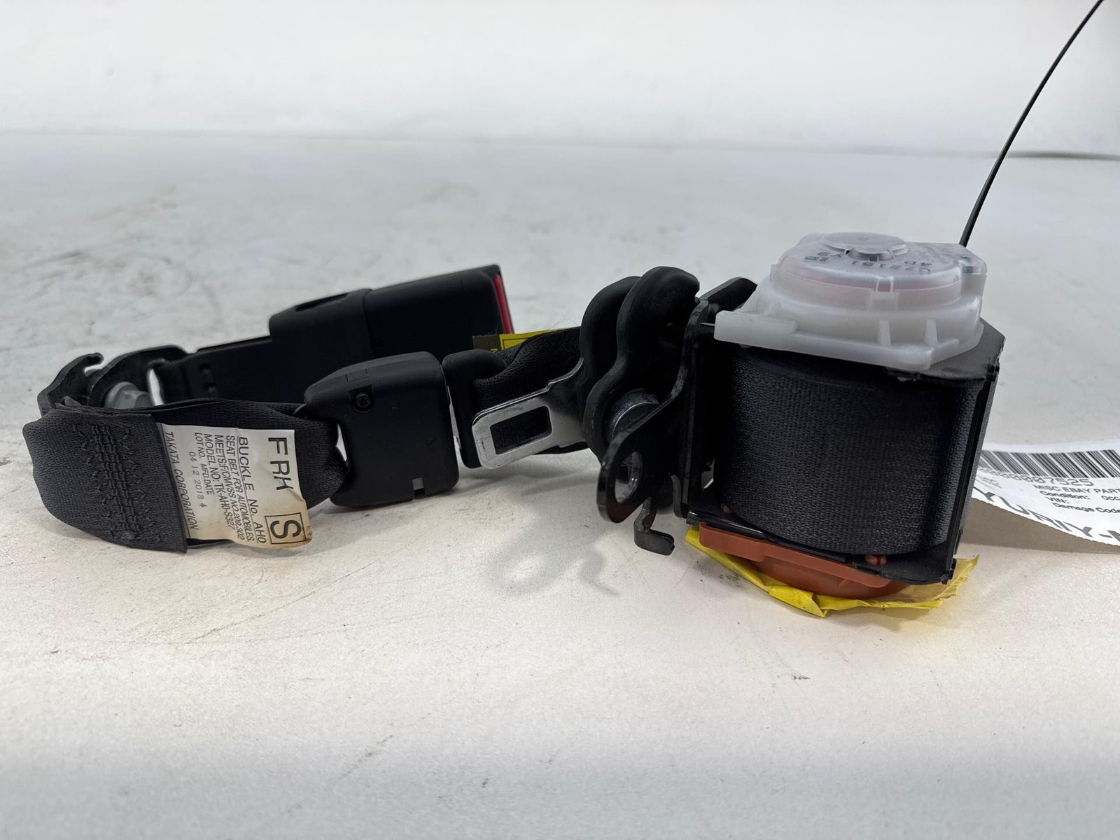 2018 SUBARU XV CROSSTREK Rear Seat Belt Right