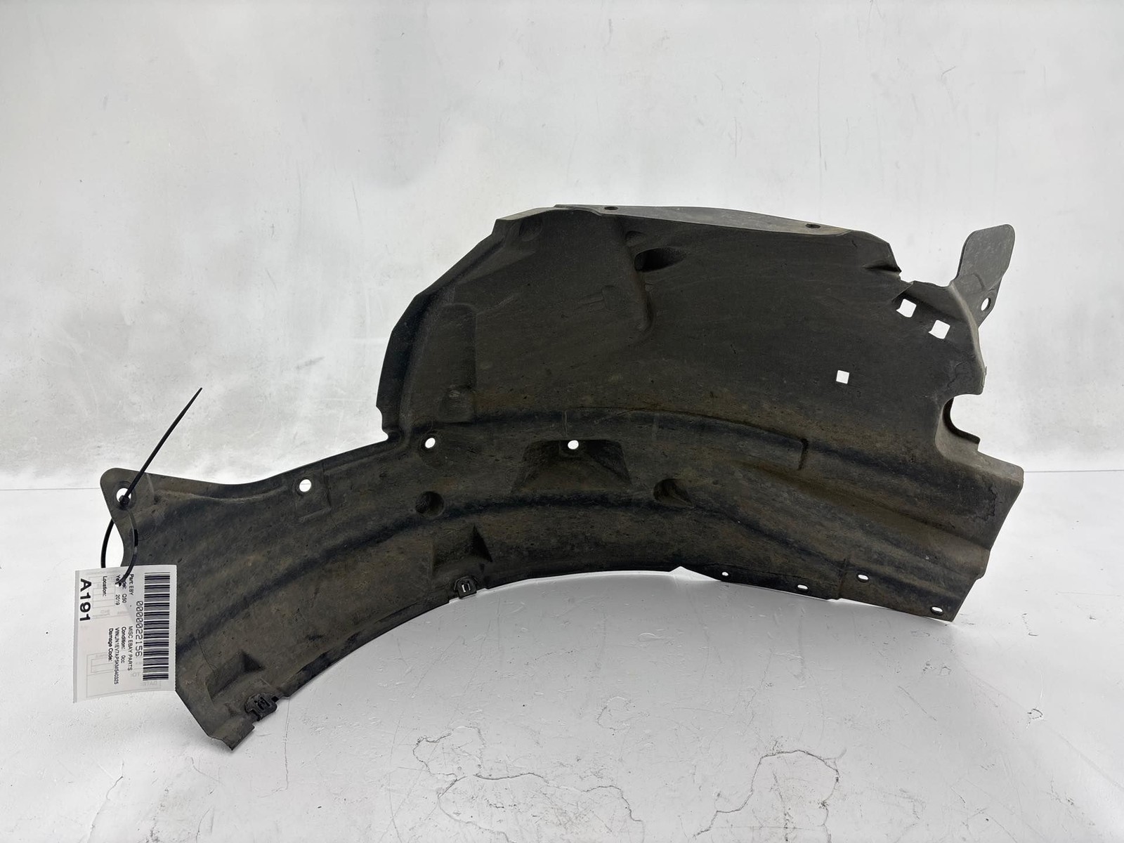 2014 - 2024 Infiniti Q50 Front Right Side Rearward Inner Fender Liner OEM