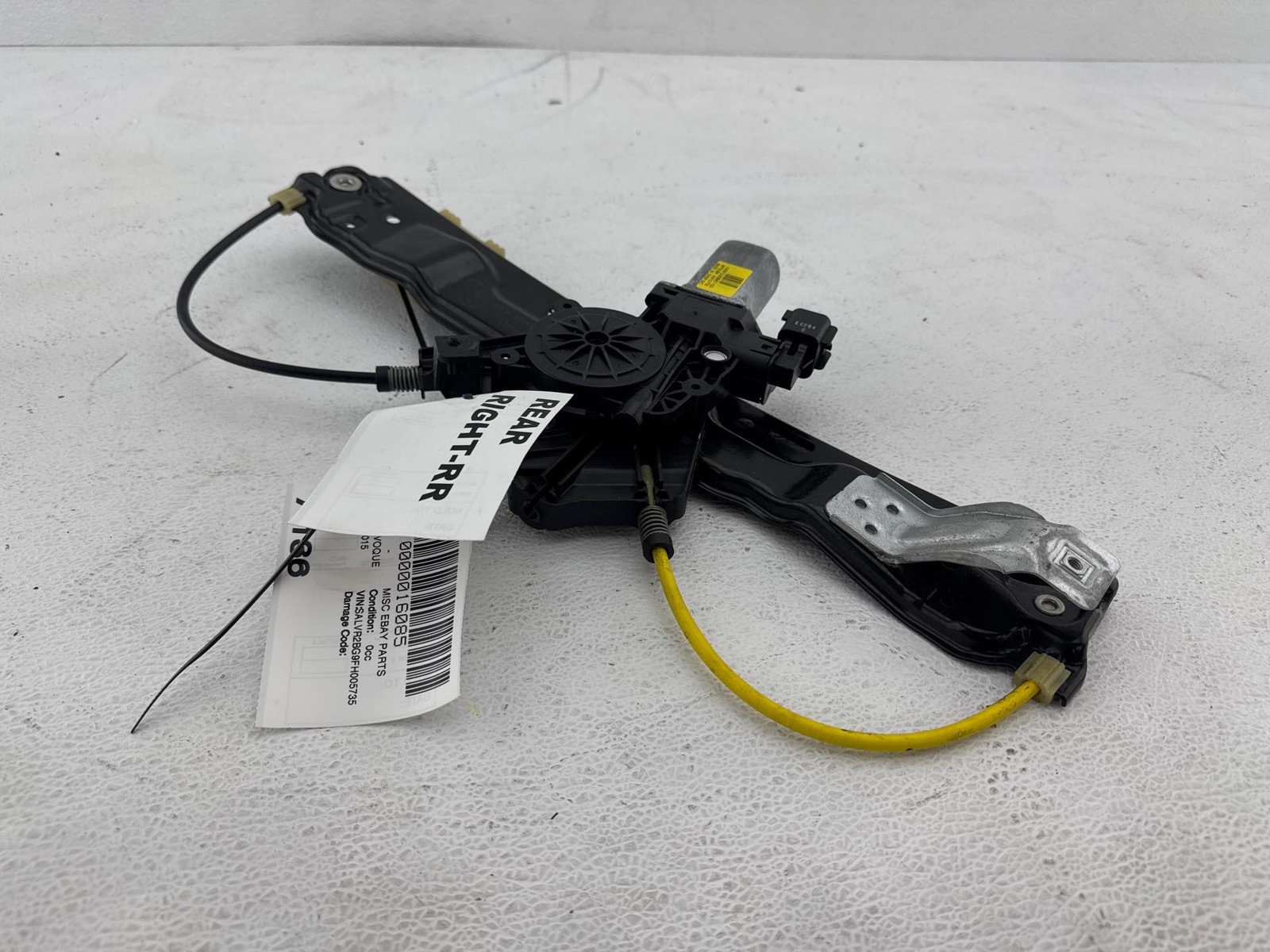 2012-2019 LAND RANGE ROVER EVOQUE RIGHT PASSENGER REAR DOOR WINDOW REGULATOR OEM
