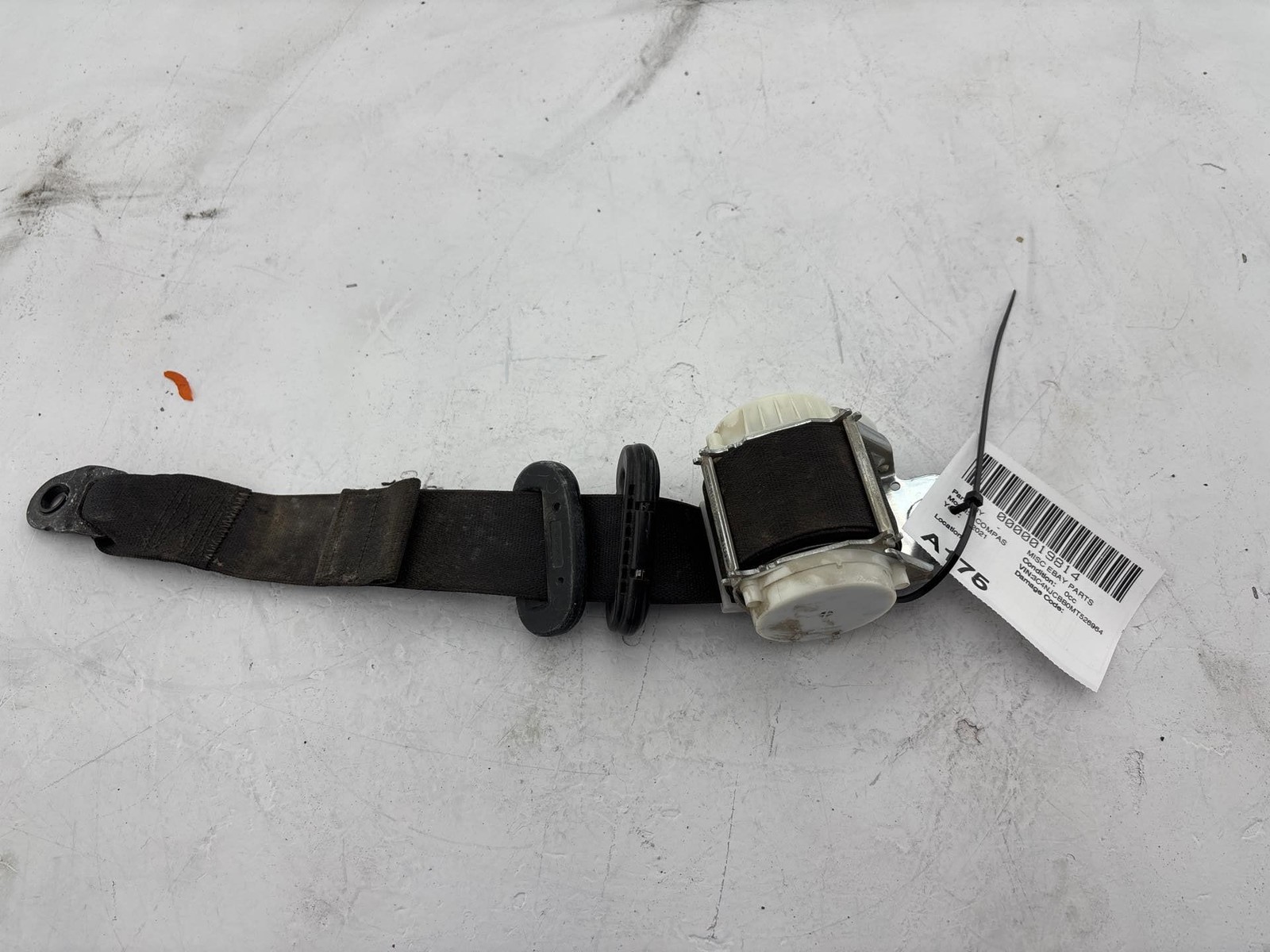 2017-2024 Jeep Compass Rear Left Side 2nd Second Row Seat Belt OEM 6JE57DX9AF